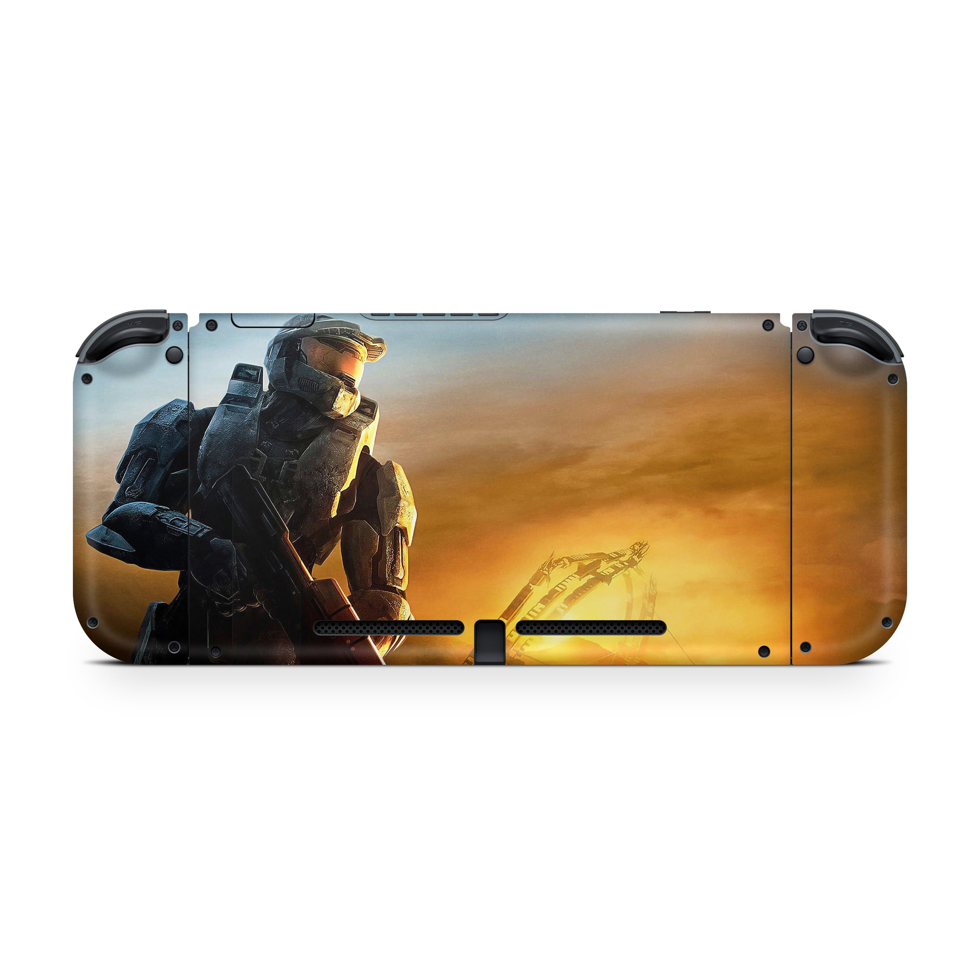 A video game skin featuring a Spartan Vanguard 10 design for the Nintendo Switch.