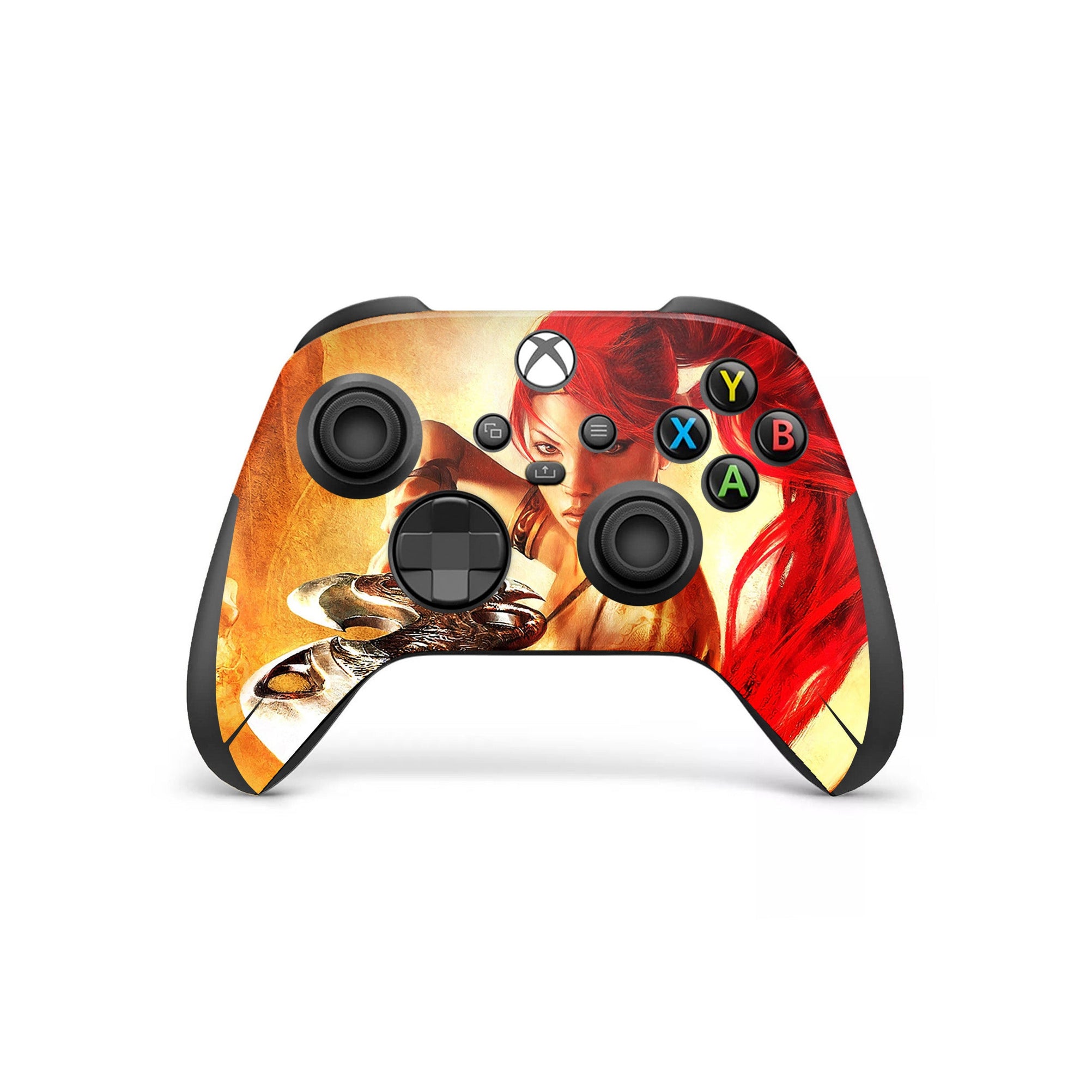 A video game skin featuring a Divine Blade design for the Xbox Series Wireless Controller.