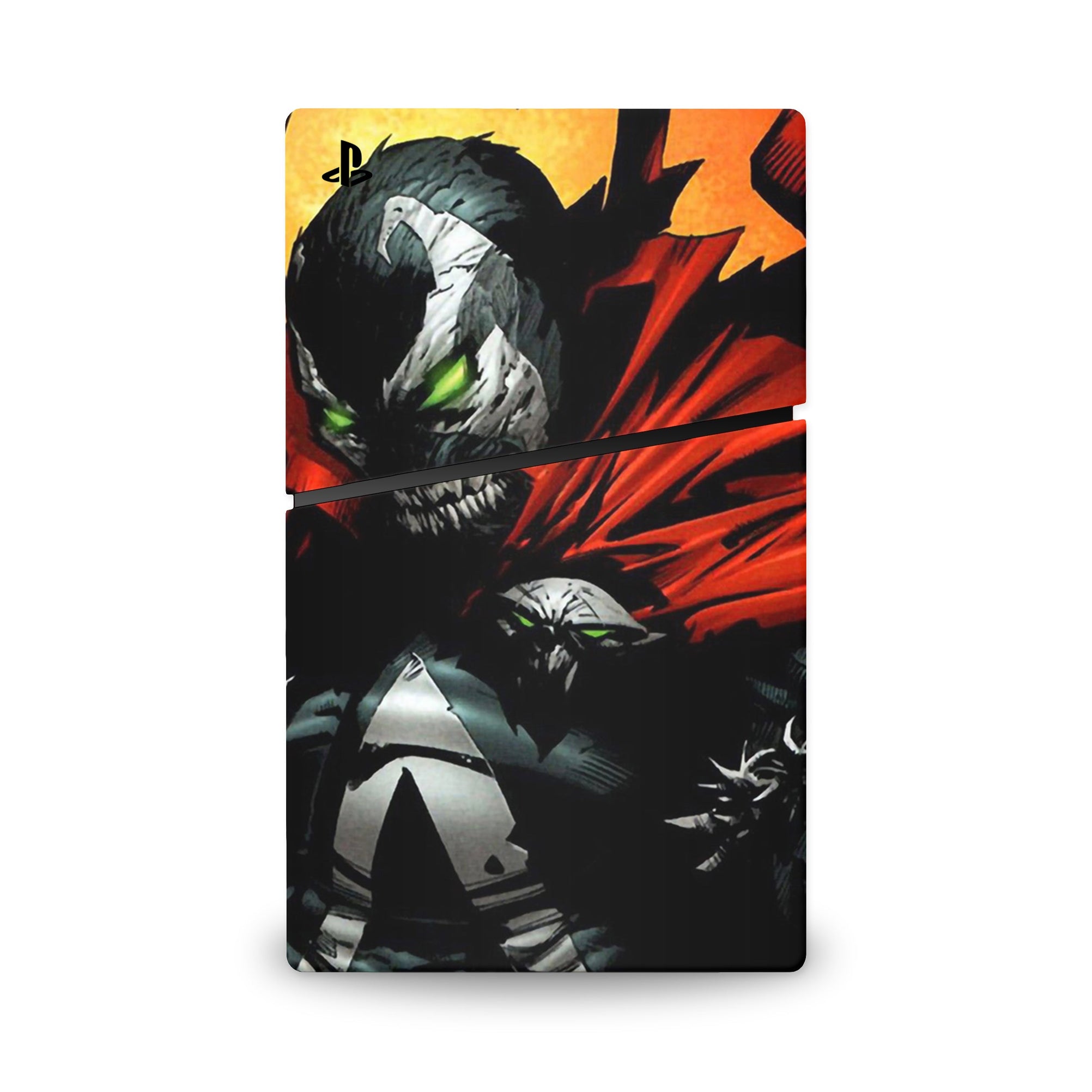 A video game skin featuring a Hellspawn Avenger 3 design for the PS5 Slim.