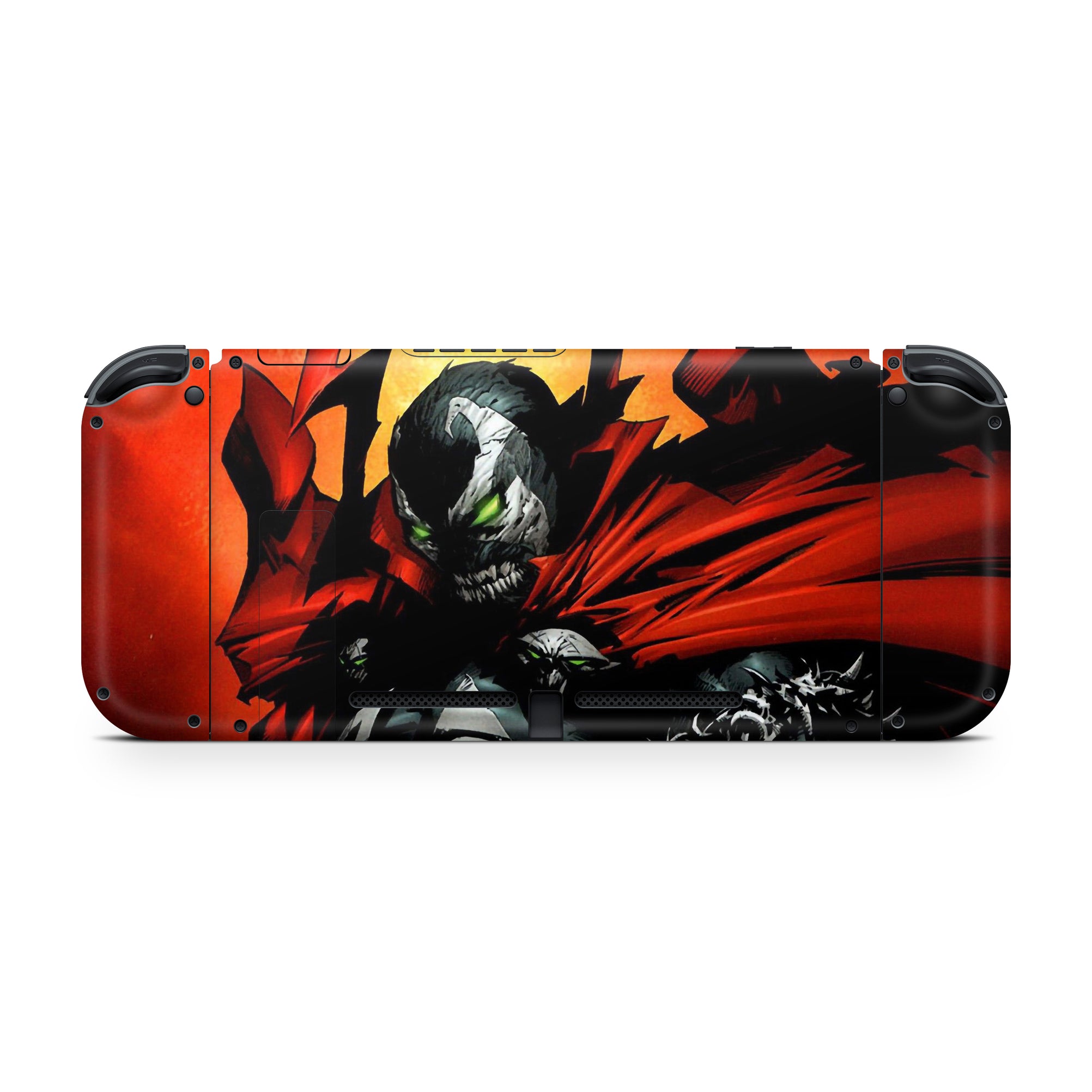 A video game skin featuring a Hellspawn Avenger 3 design for the Nintendo Switch.