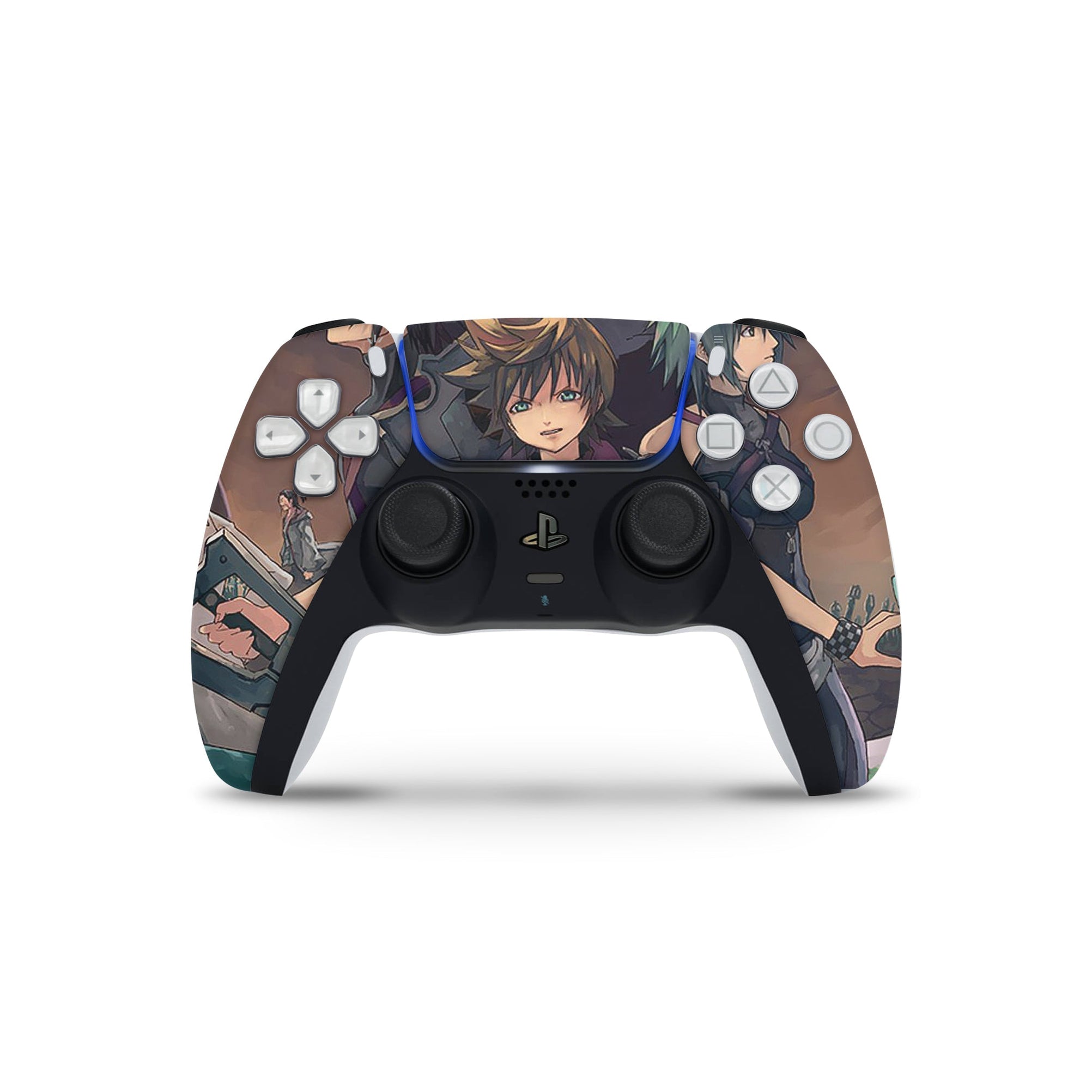 A video game skin featuring a Keyblade Hero 3 design for the PS5 Controller.