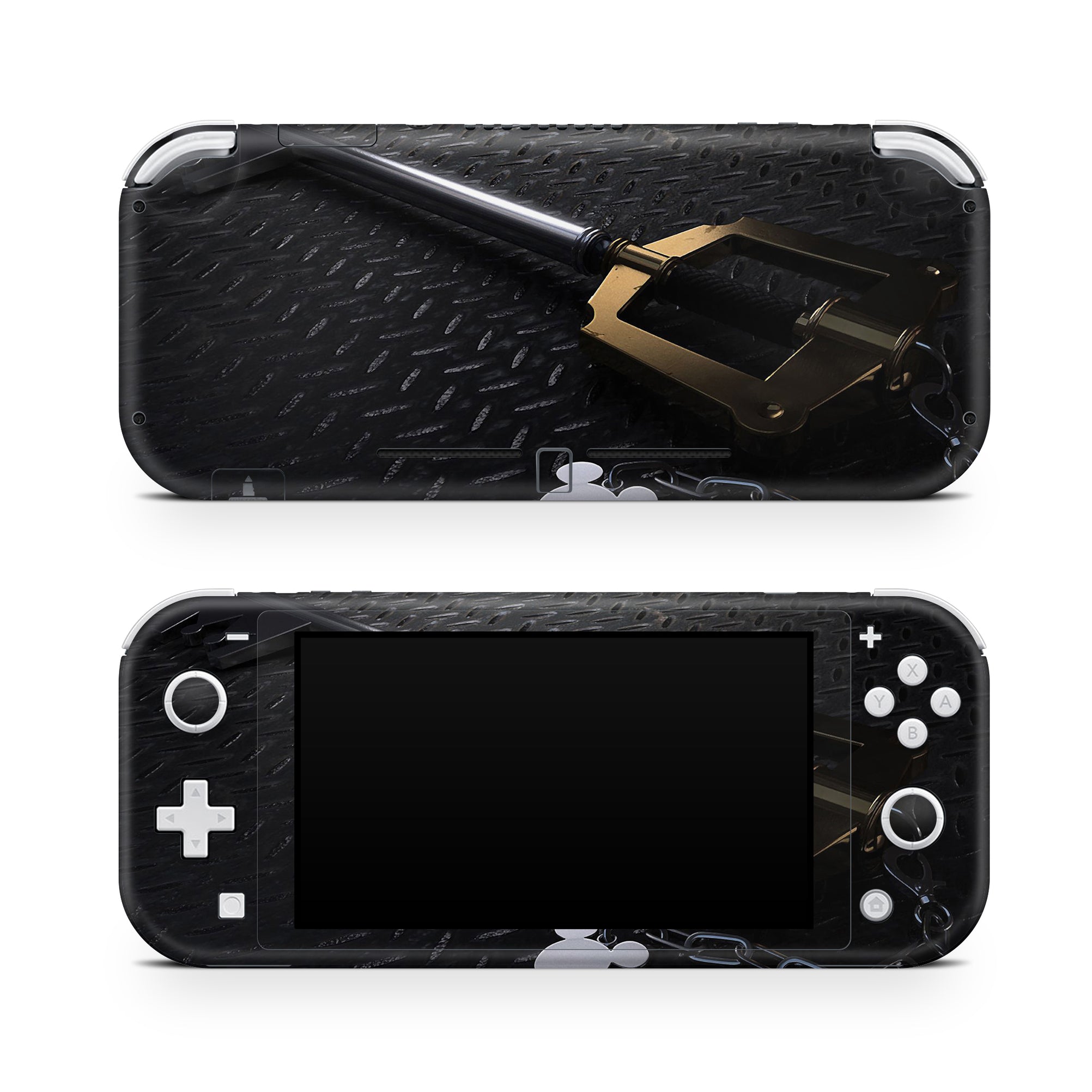 A video game skin featuring a Keyblade Hero 6 design for the Nintendo Switch Lite.