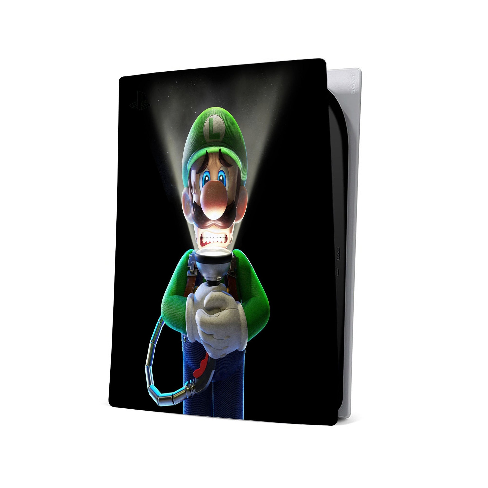 A video game skin featuring a Green Plumber design for the PS5.