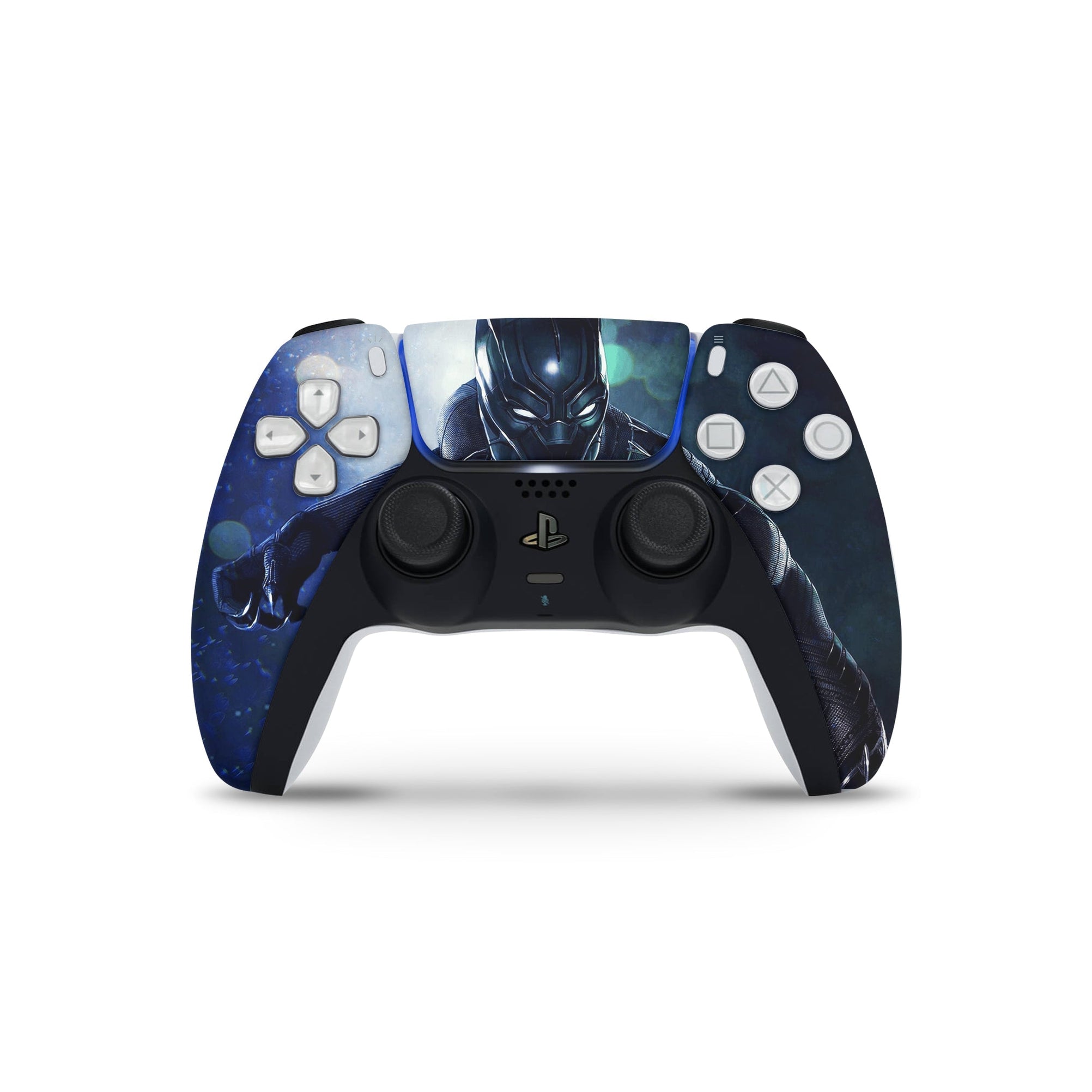 A video game skin featuring a Panther Sovereign King 1 design for the PS5 Controller.