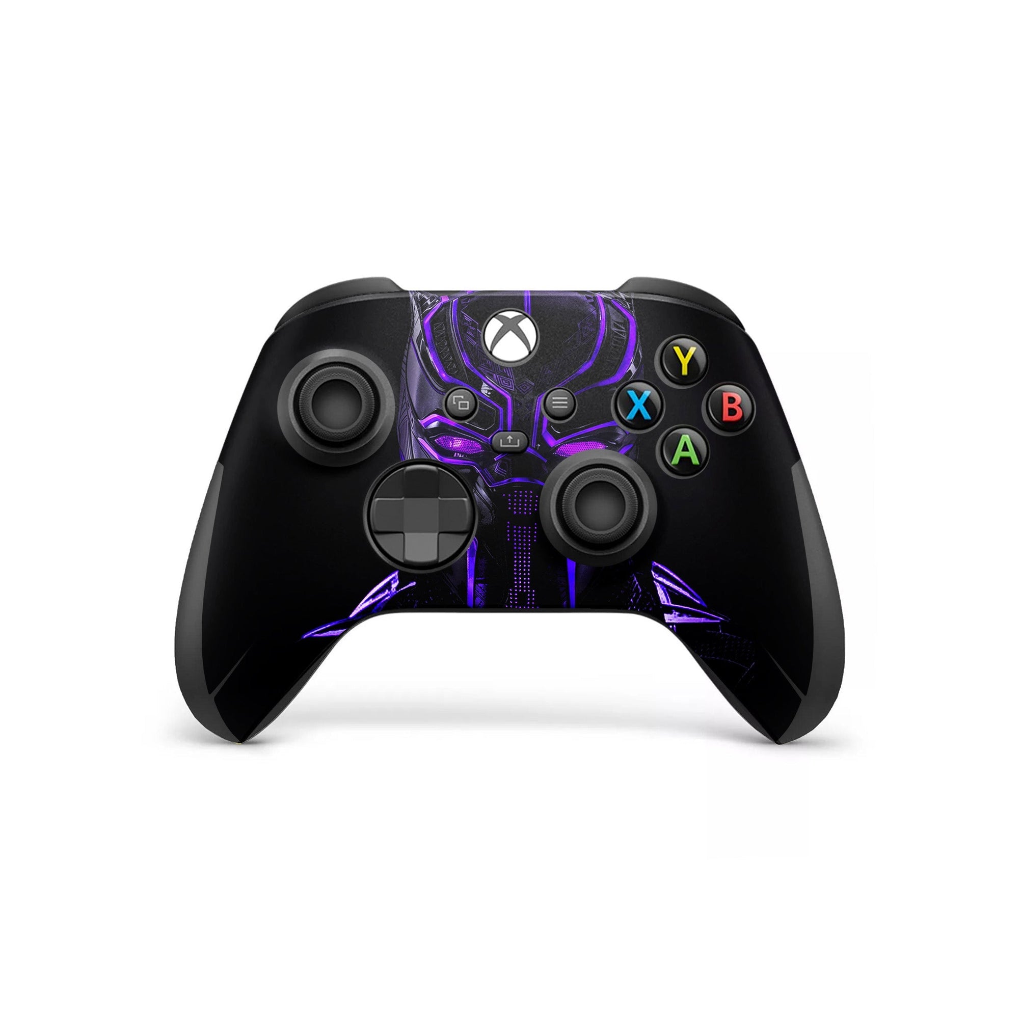 A video game skin featuring a Panther Sovereign King 2 design for the Xbox Series X Controller.