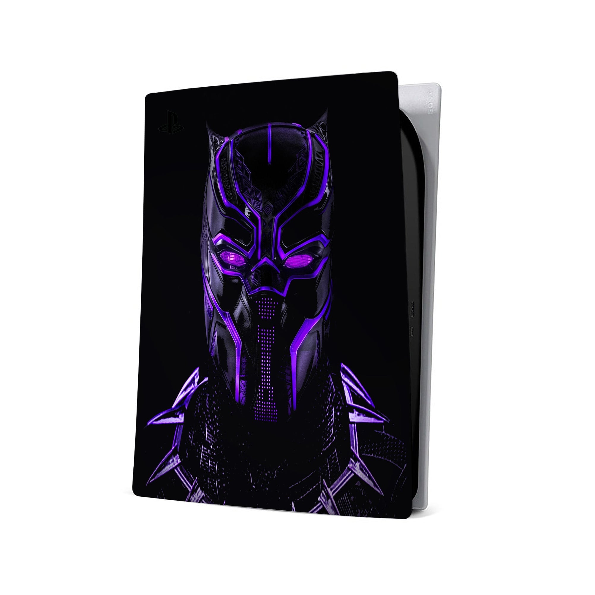 A video game skin featuring a Panther Sovereign King 2 design for the PS5 Digital.