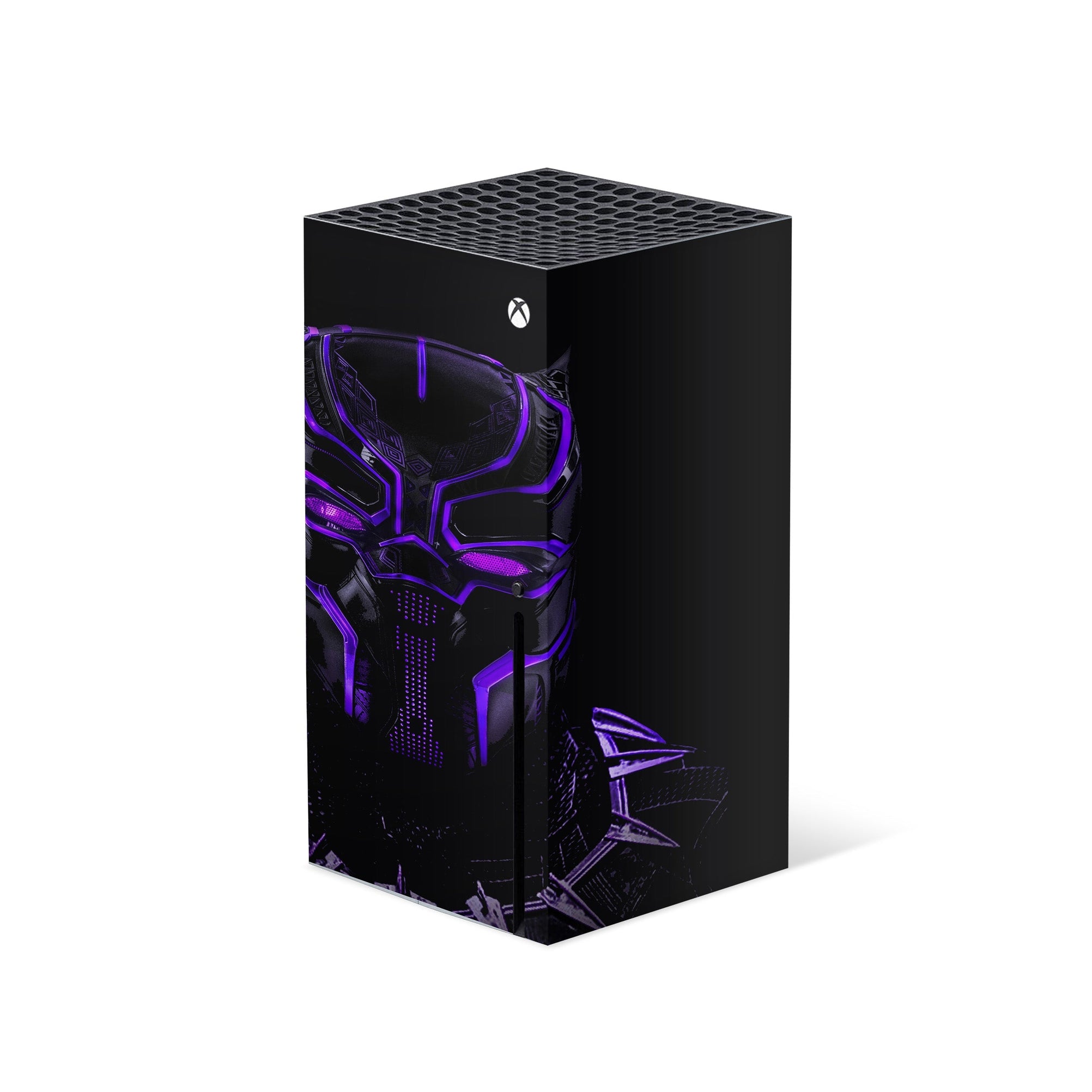 A video game skin featuring a Panther Sovereign King 2 design for the Xbox Series X.