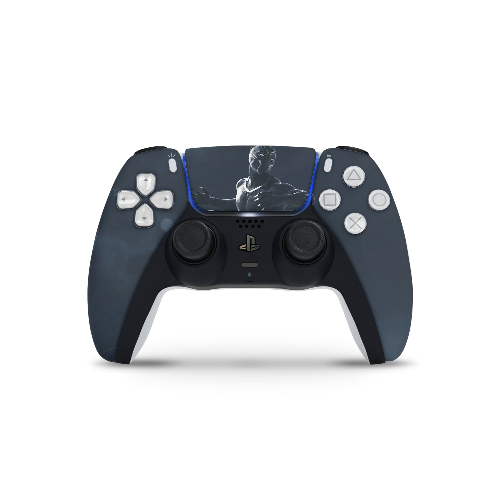 A video game skin featuring a Panther Sovereign King 3 design for the PS5 Controller.