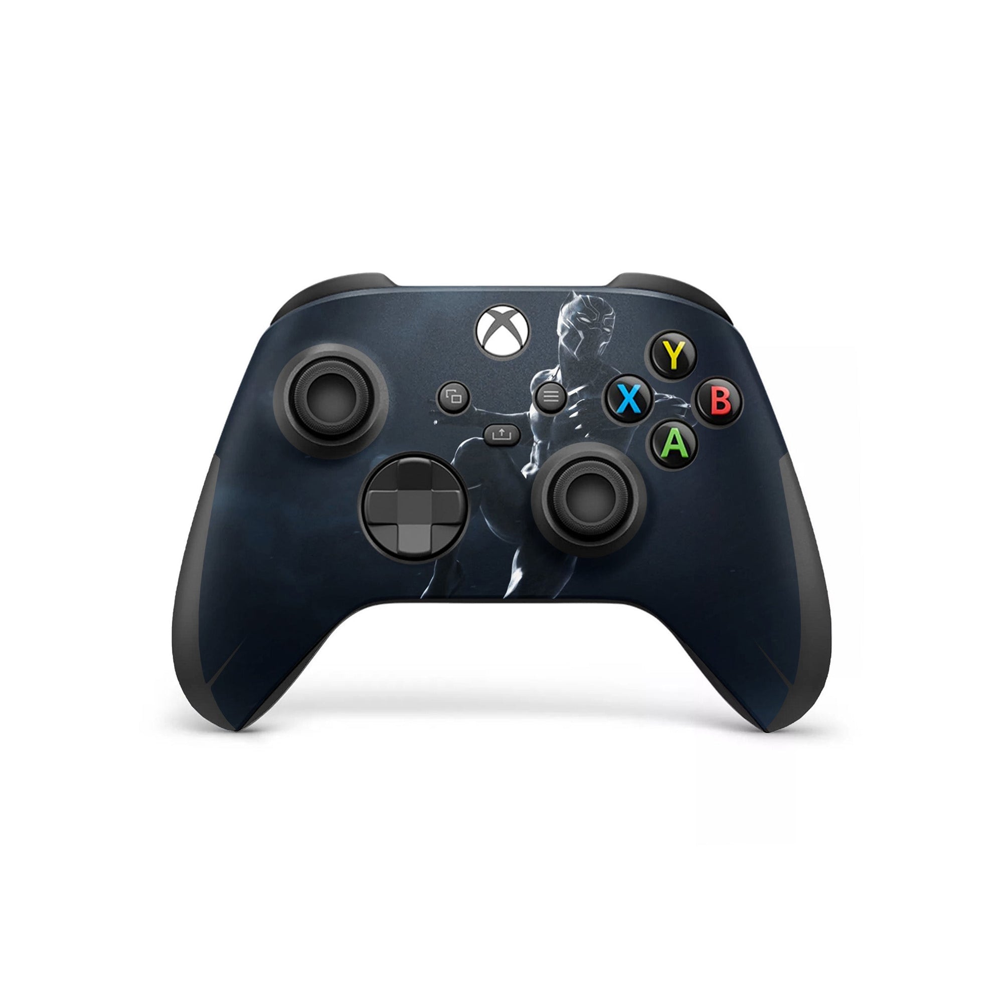 A video game skin featuring a Panther Sovereign King 3 design for the Xbox Series Wireless Controller.