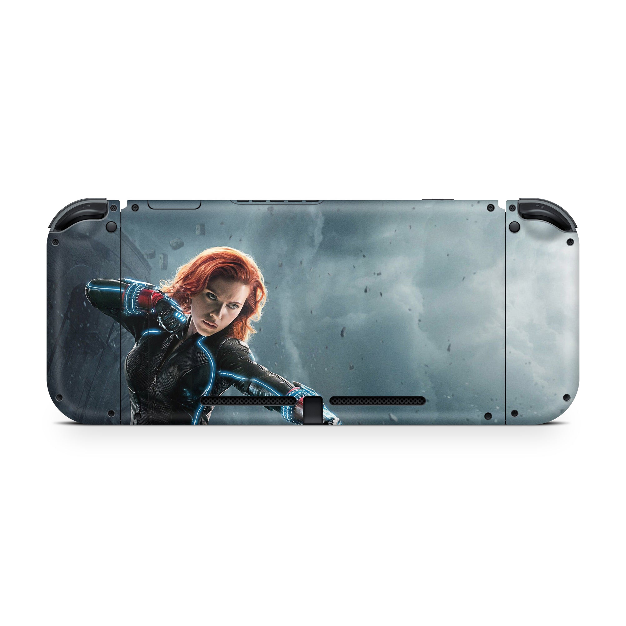 A video game skin featuring a Crimson Shadow 1 design for the Nintendo Switch.