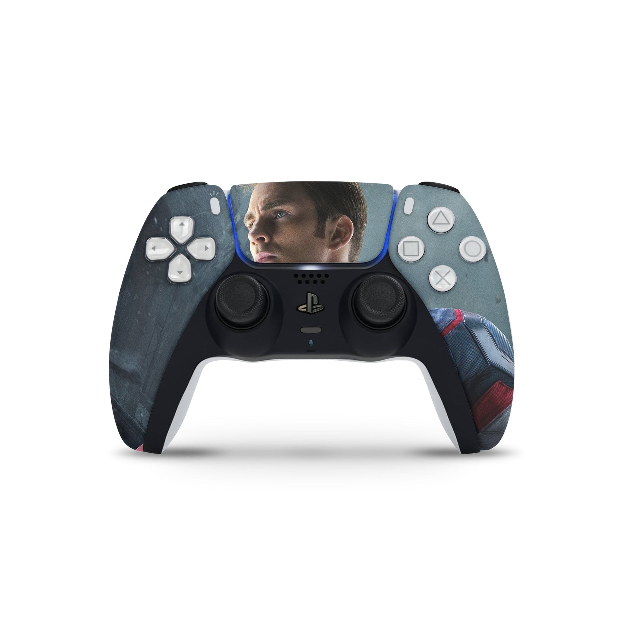 A video game skin featuring a Shield Bearer 2 design for the PS5 Controller.