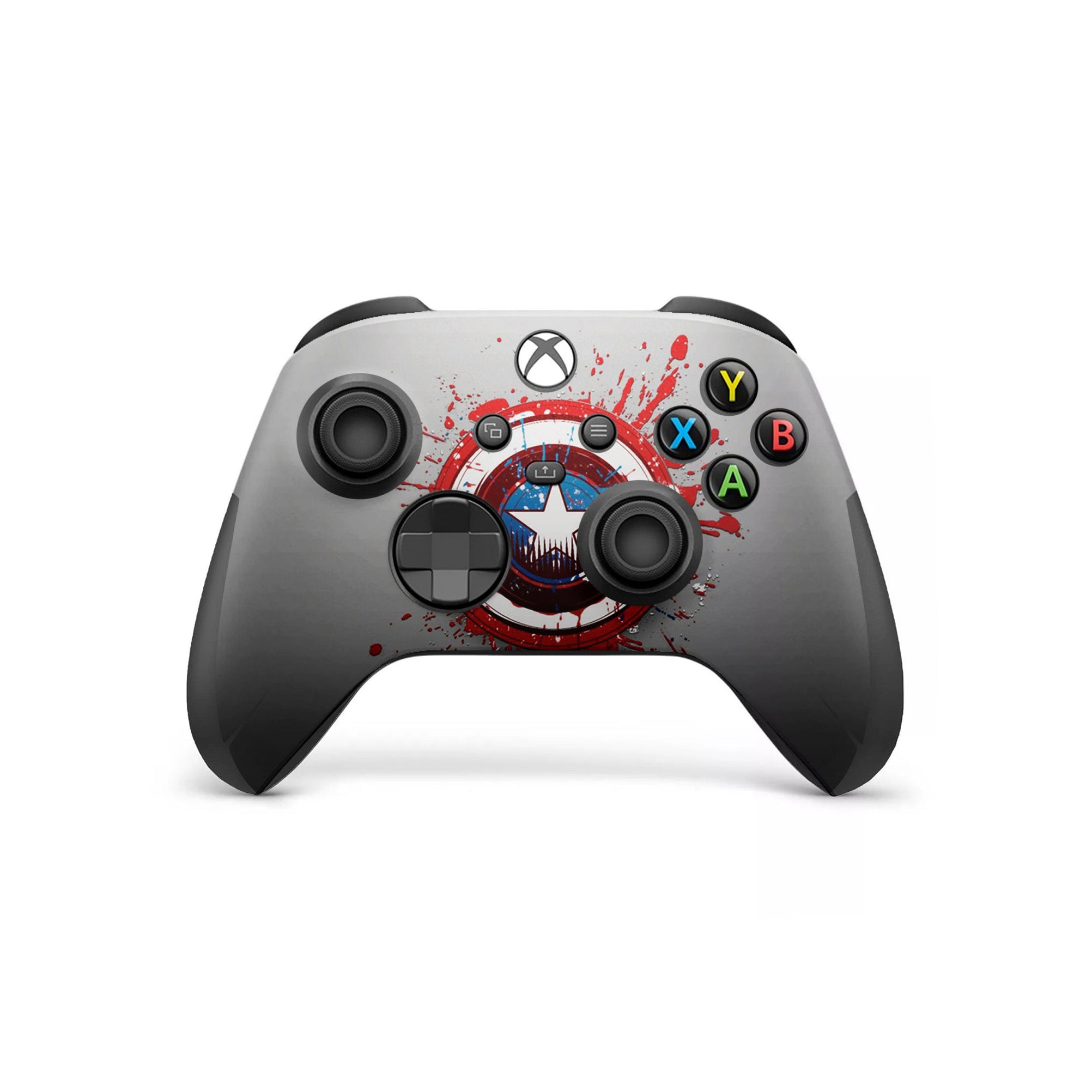 A video game skin featuring a Shield Bearer 4 design for the Xbox Series Wireless Controller.