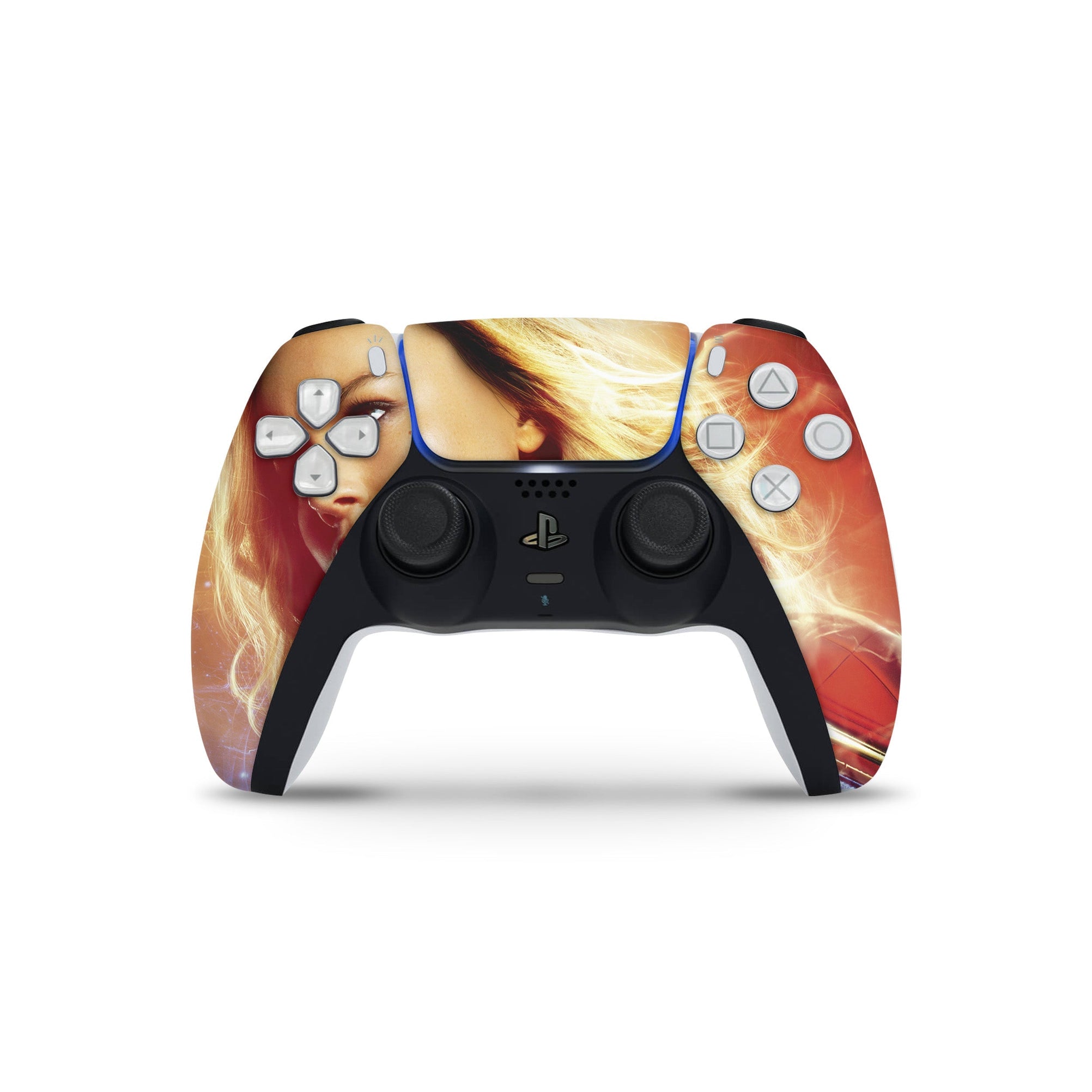 A video game skin featuring a Cosmic Protector 3 design for the PS5 Controller.