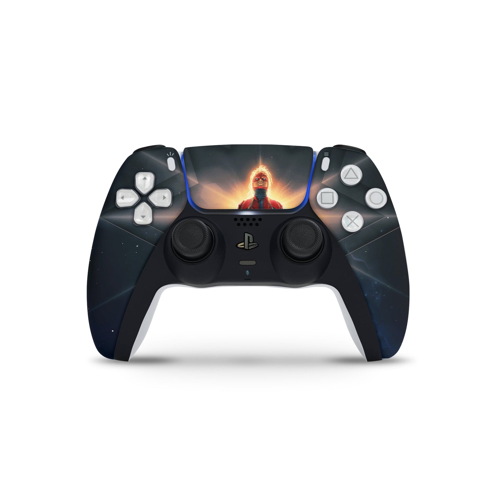 A video game skin featuring a Cosmic Protector 4 design for the PS5 Controller.