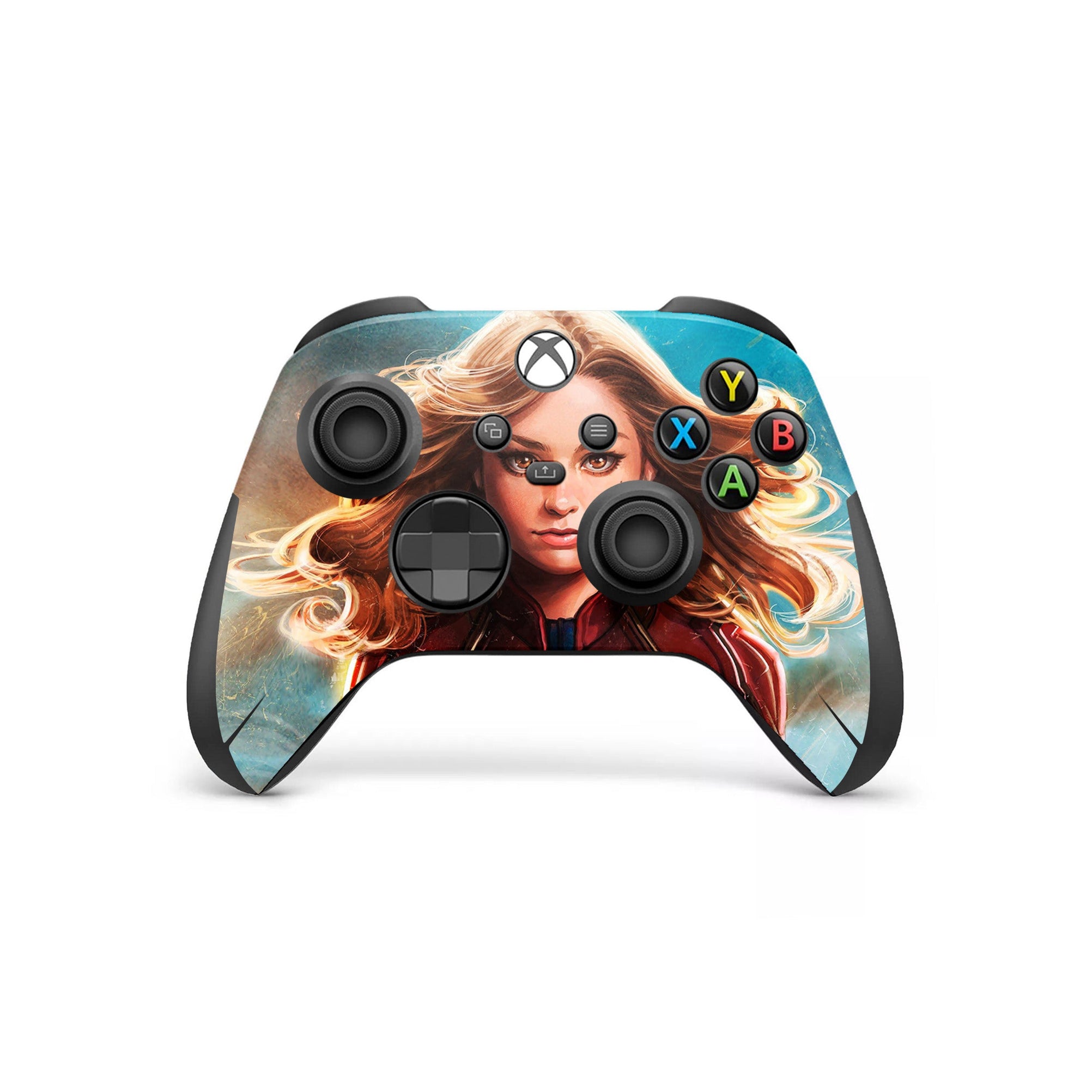 A video game skin featuring a Cosmic Protector 5 design for the Xbox Series Wireless Controller.