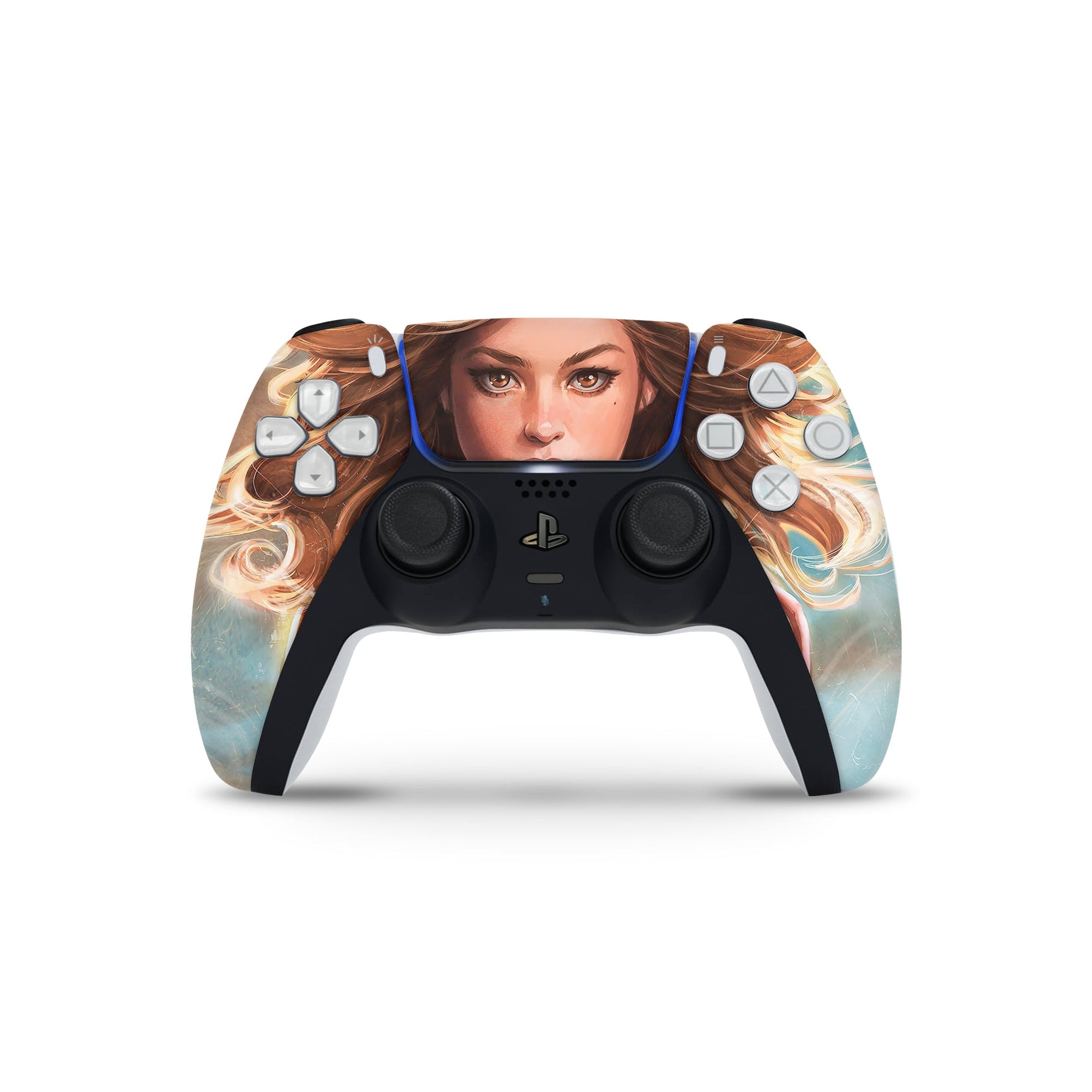 A video game skin featuring a Cosmic Protector 5 design for the PS5 Controller.