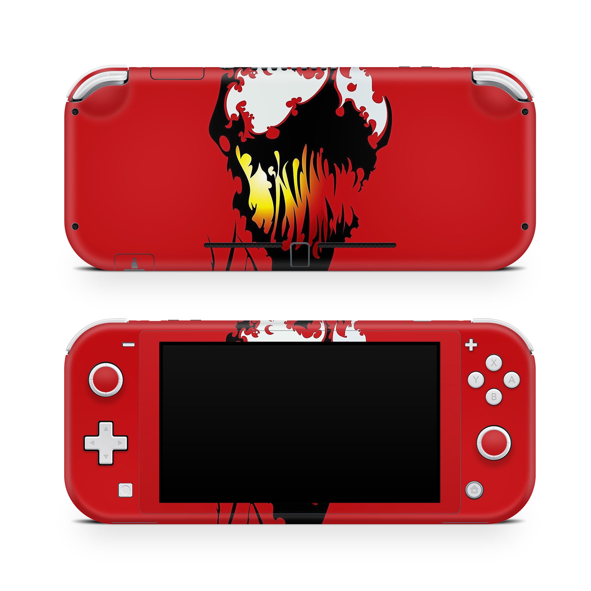 A video game skin featuring a Shadow Parasite Slayer 1 design for the Nintendo Switch Lite.