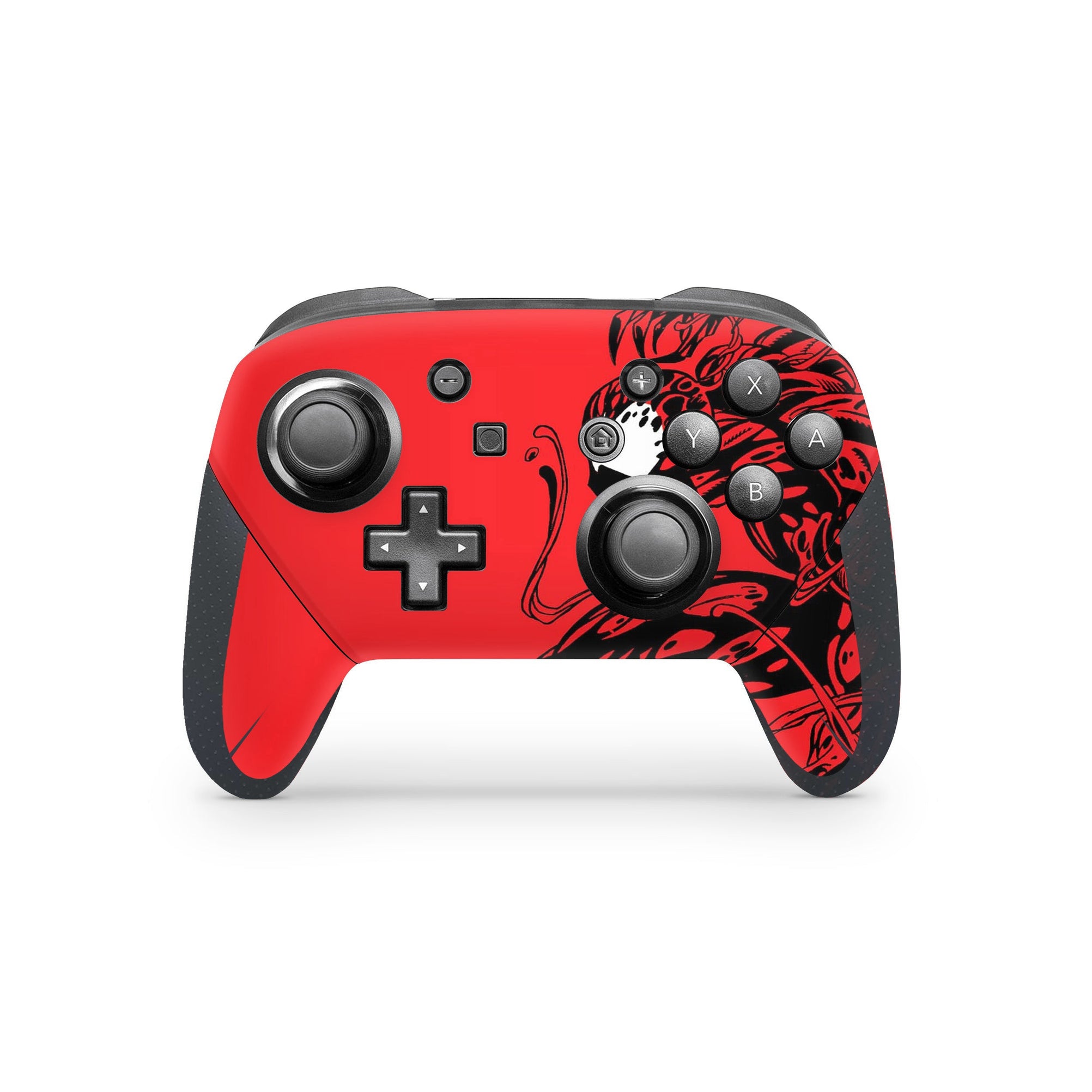 A video game skin featuring a Shadow Parasite Slayer 2 design for the Nintendo Switch Pro Controller.