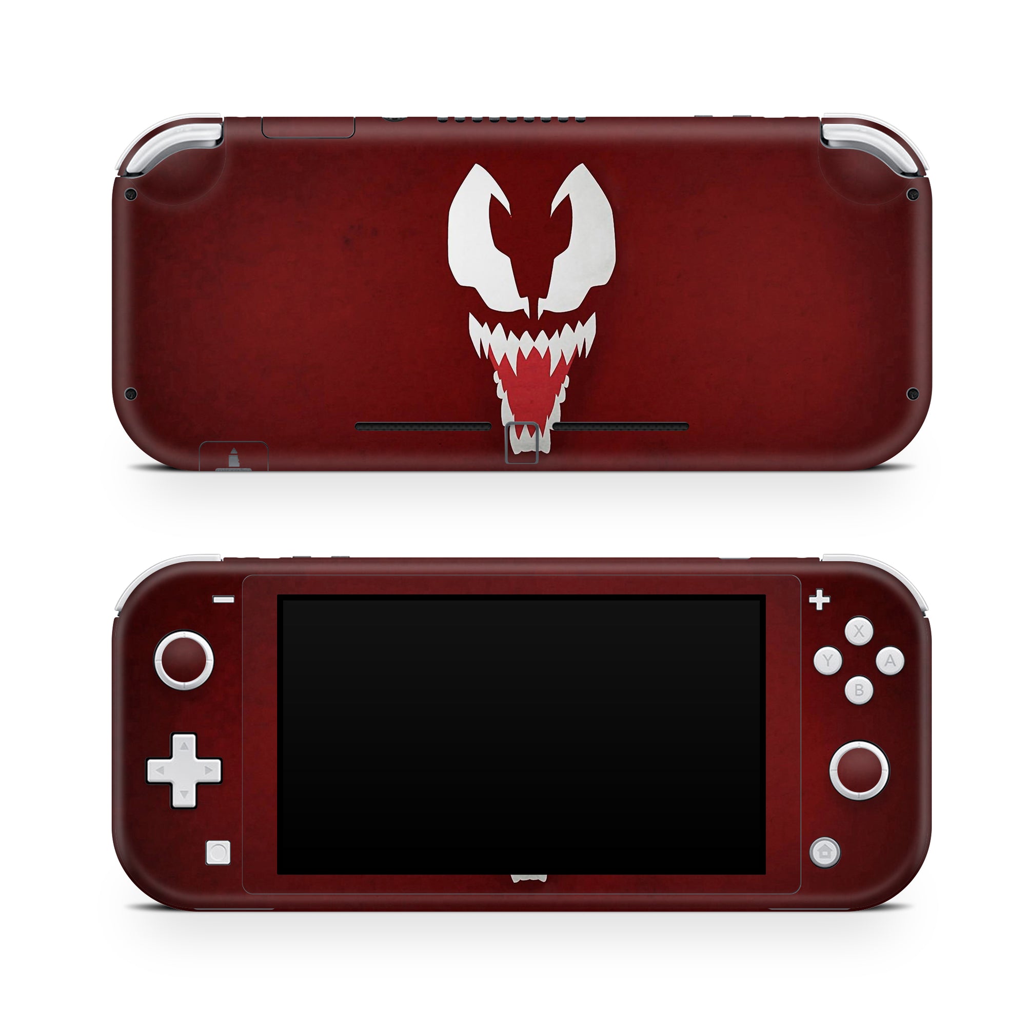 A video game skin featuring a Shadow Parasite Slayer 3 design for the Nintendo Switch Lite.