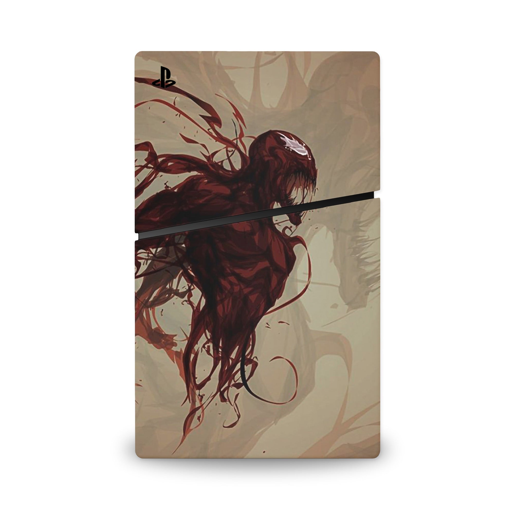 A video game skin featuring a Shadow Parasite Slayer 5 design for the PS5 Slim.