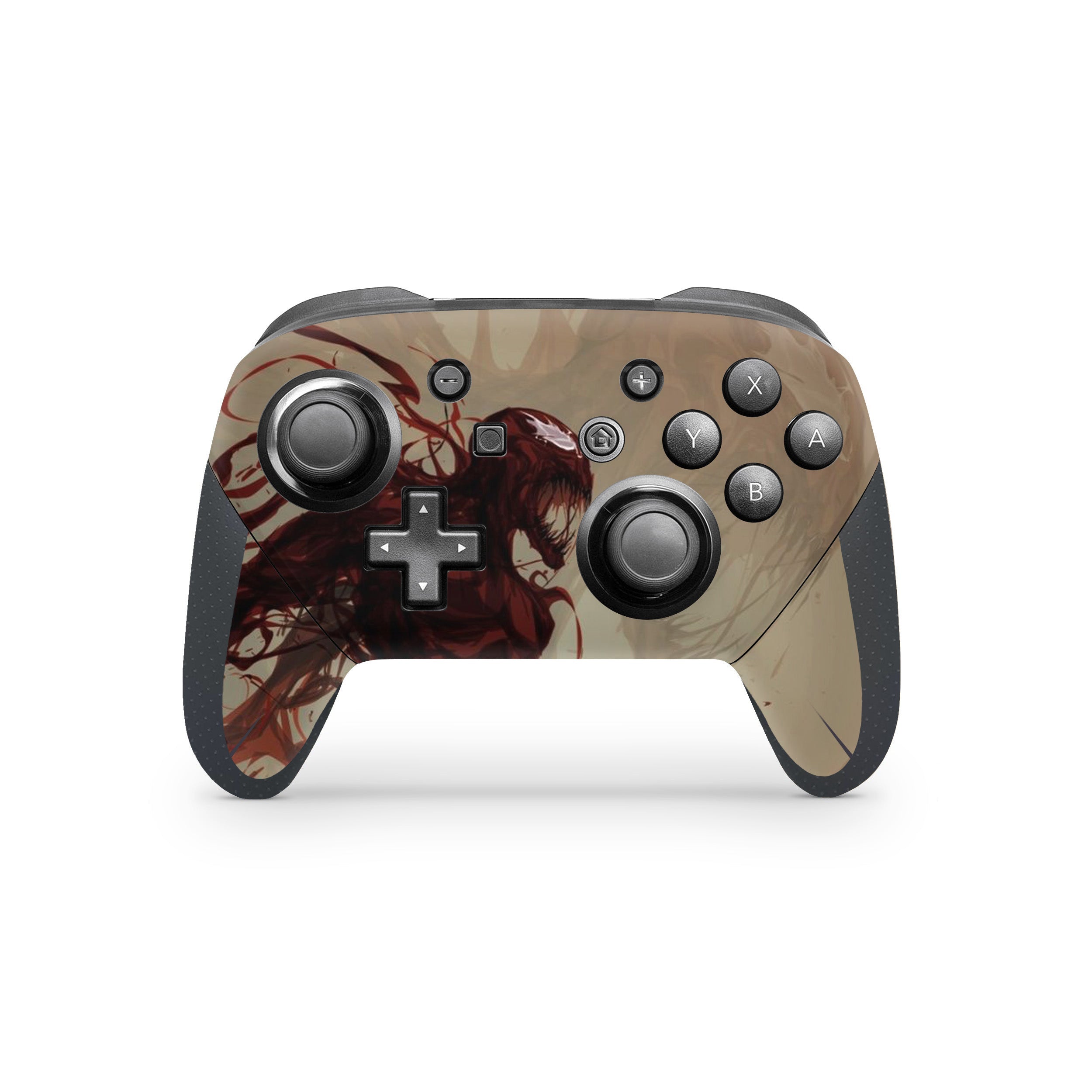 A video game skin featuring a Shadow Parasite Slayer 5 design for the Nintendo Switch Pro Controller.