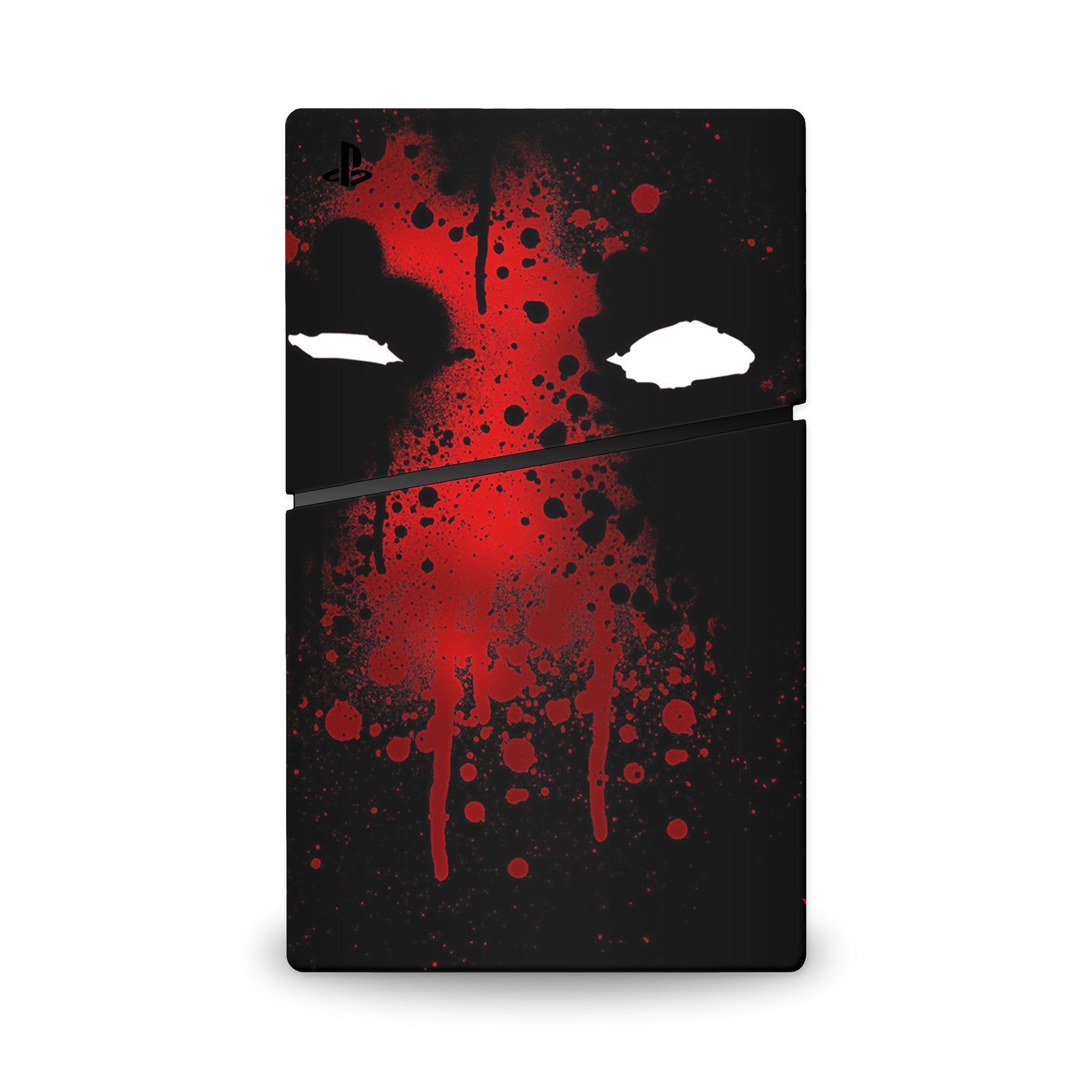 A video game skin featuring a Wisecracking Mercenary 5 design for the PS5 Slim Digital.