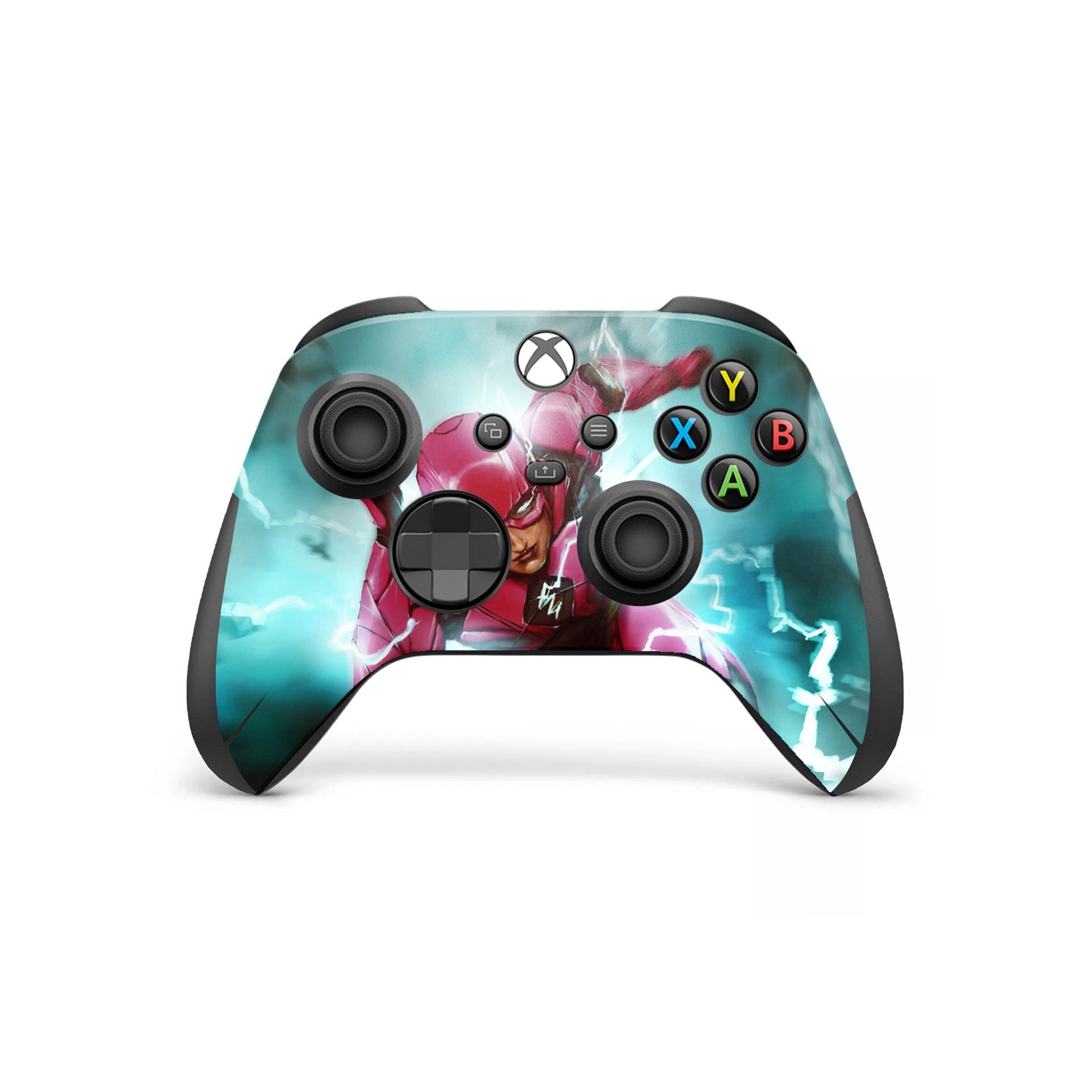 A video game skin featuring a Red Velocity 1 design for the Xbox Series X Controller.