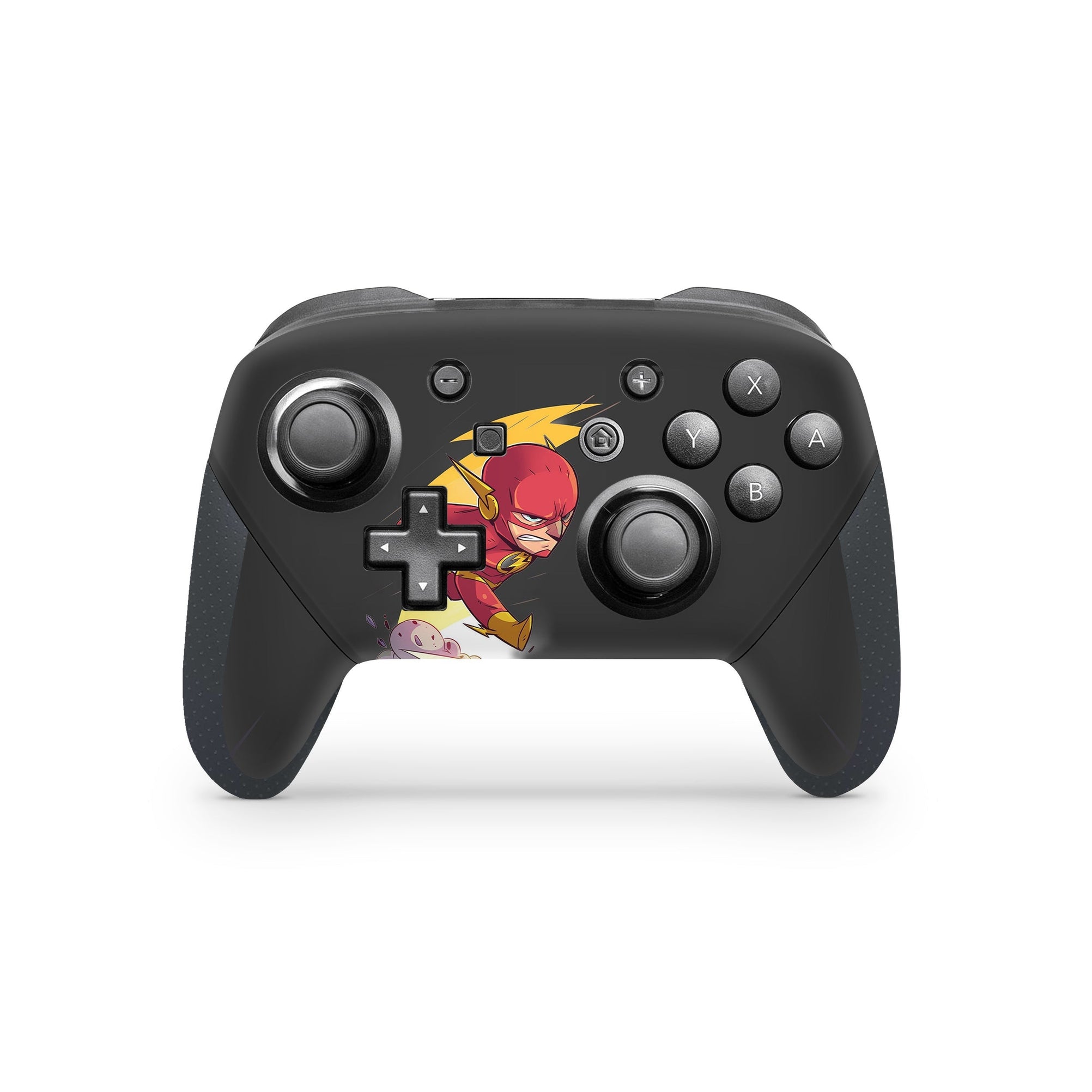 A video game skin featuring a Red Velocity 3 design for the Nintendo Switch Pro Controller.