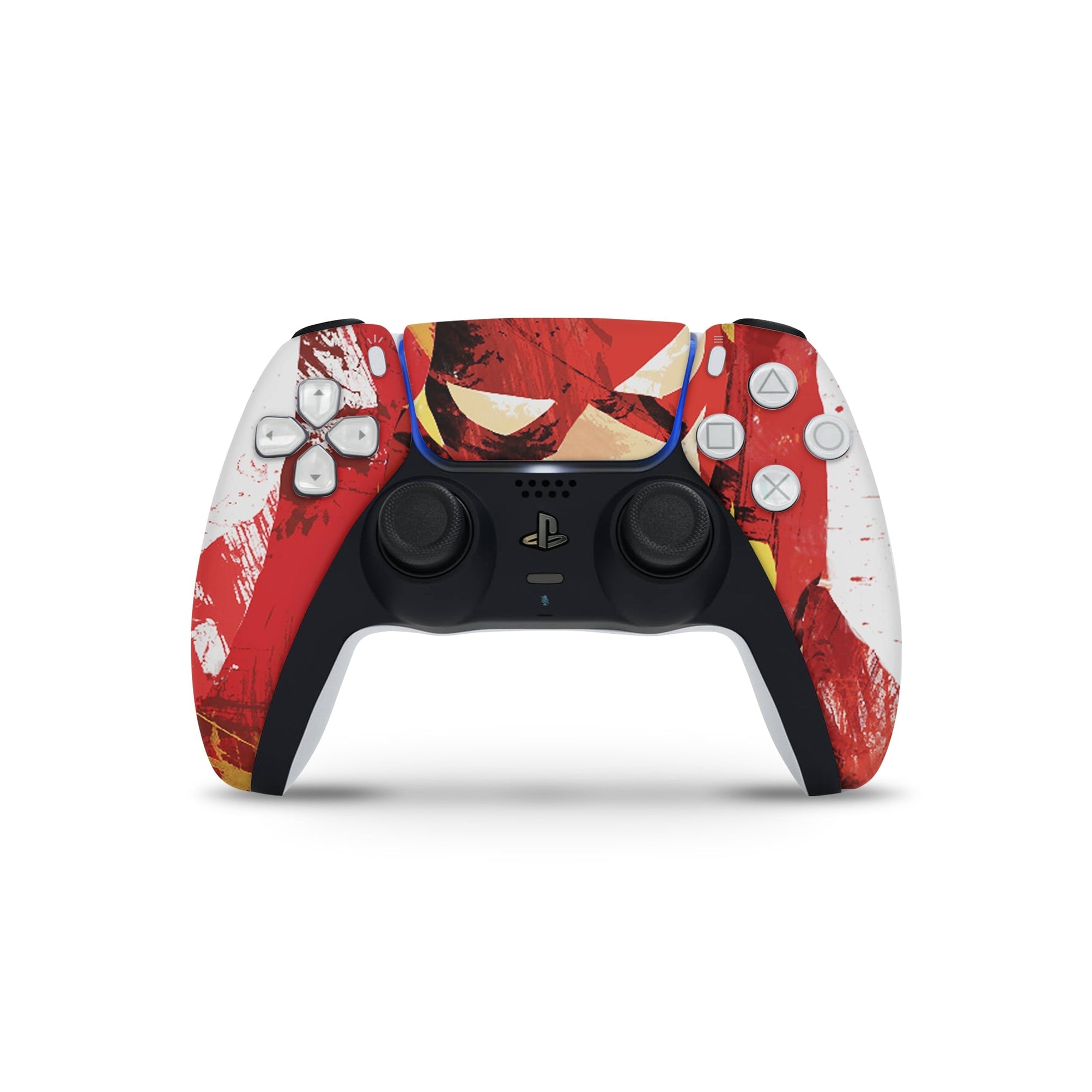 A video game skin featuring a Red Velocity 4 design for the PS5 Controller.