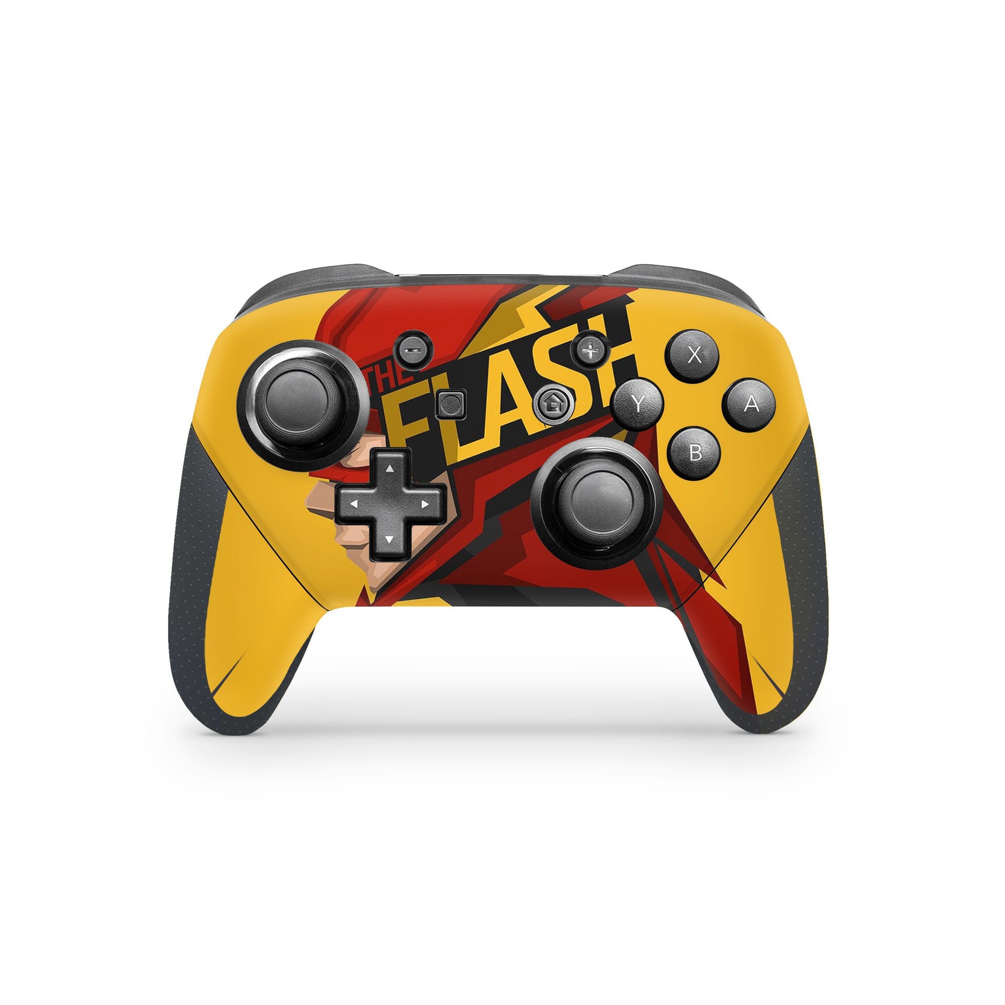 A video game skin featuring a Red Velocity 5 design for the Nintendo Switch Pro Controller.