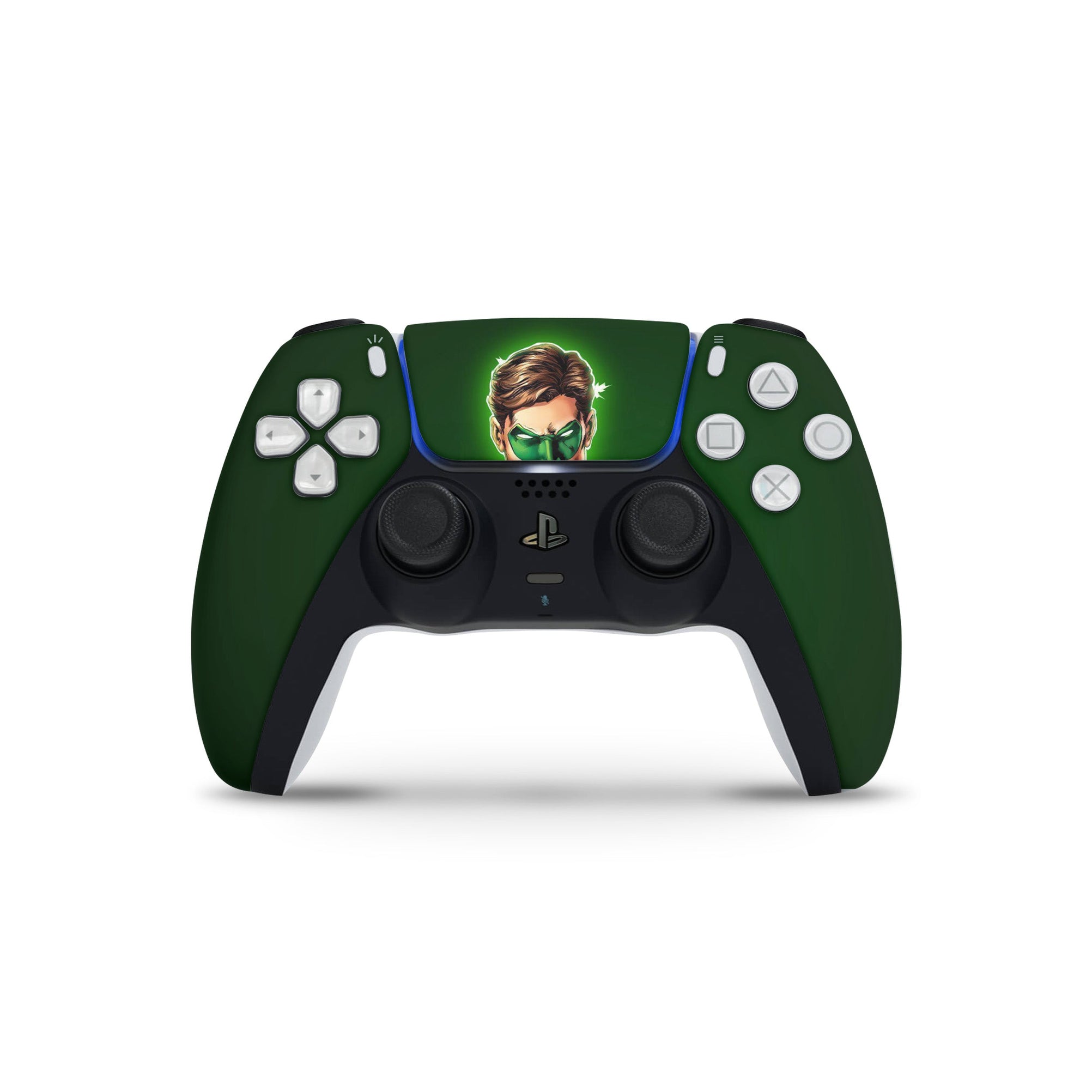 A video game skin featuring a Emerald Guardian 1 design for the PS5 Controller.