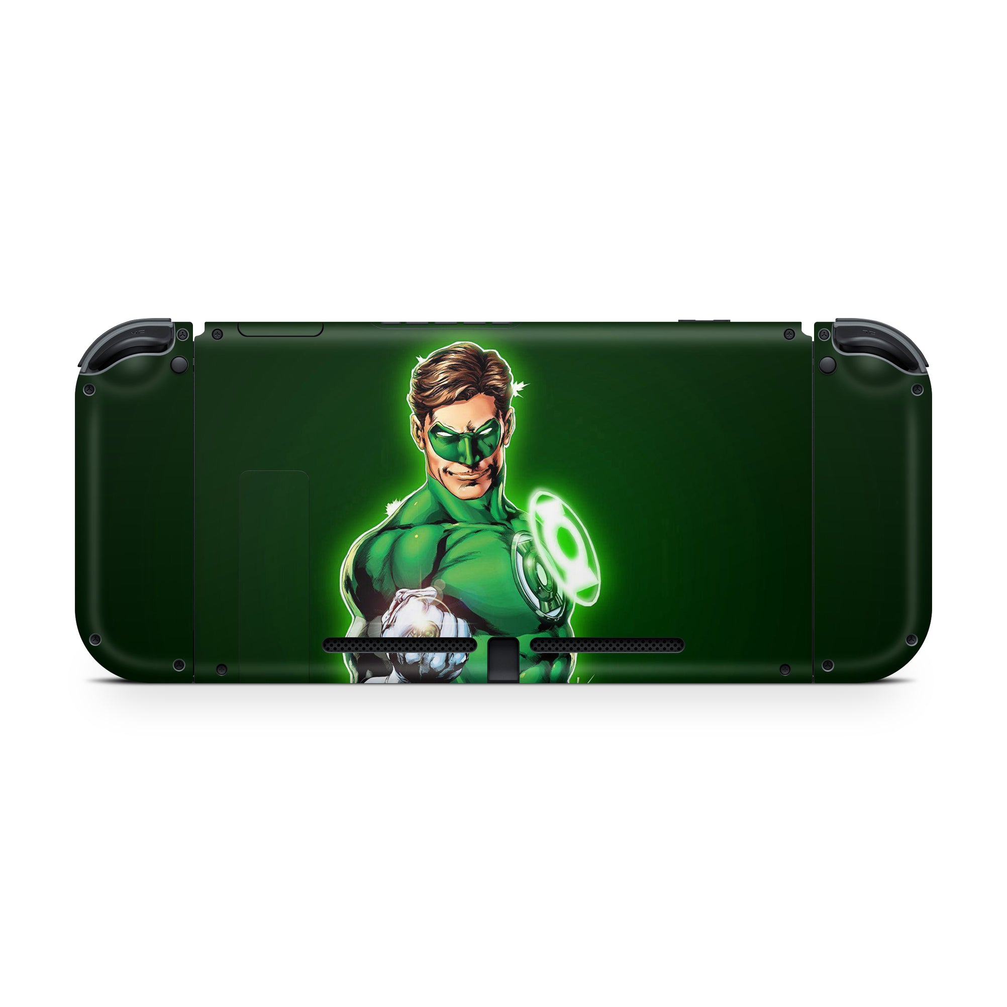 A video game skin featuring a Emerald Guardian 1 design for the Nintendo Switch.