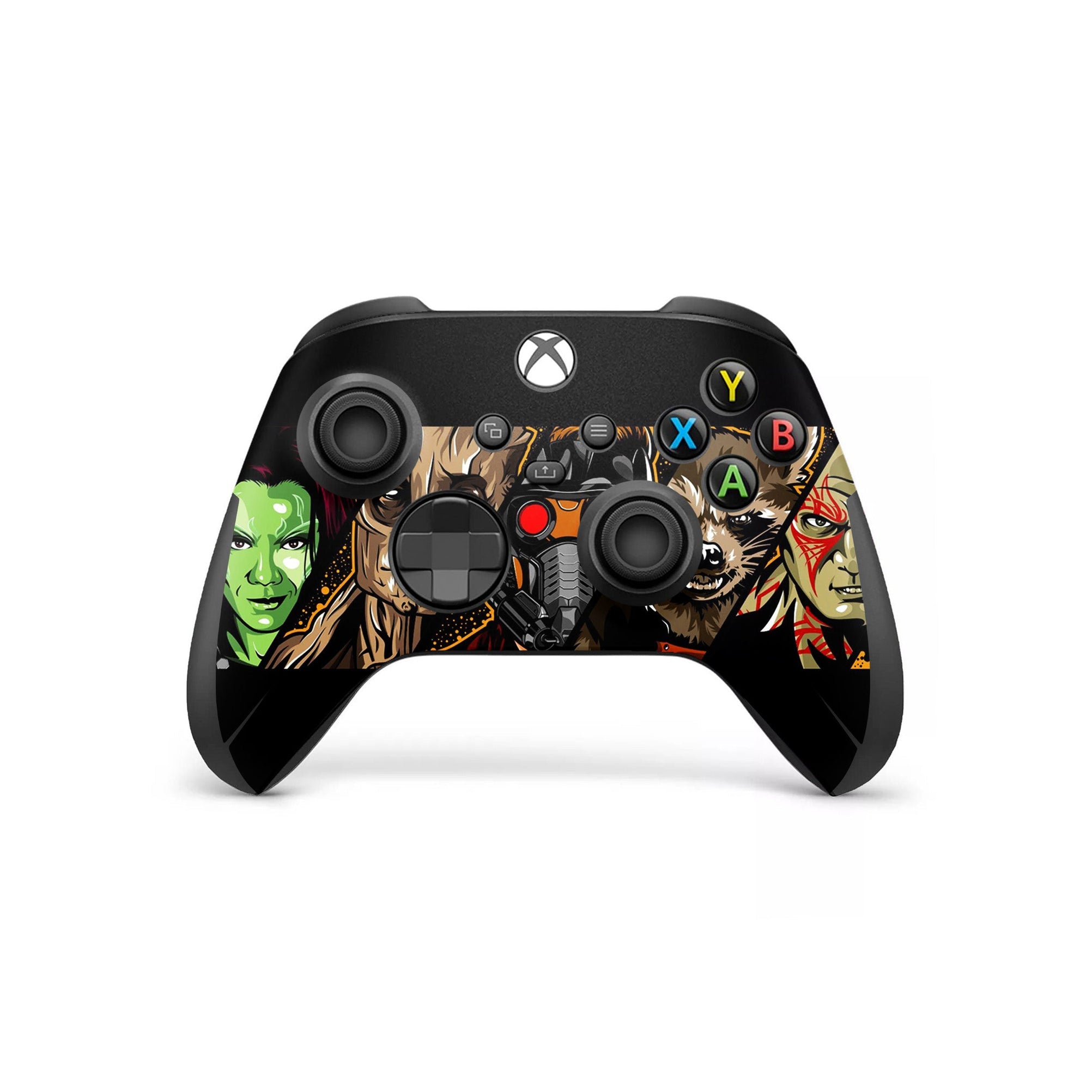 A video game skin featuring a Space Guardian Misfits 3 design for the Xbox Series X Controller.