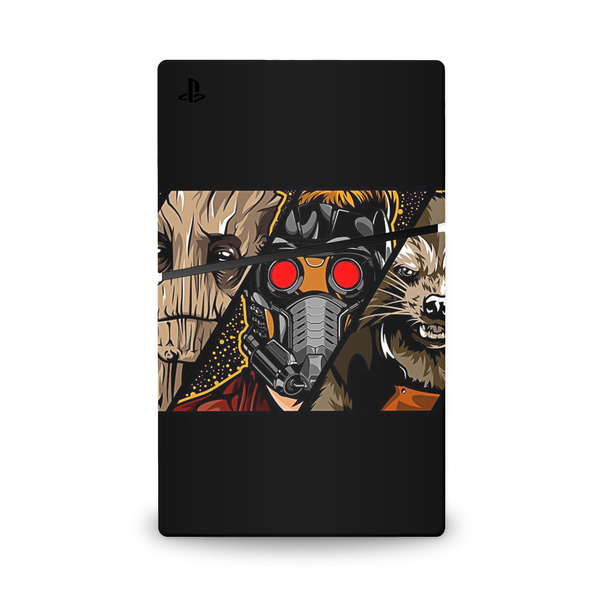 A video game skin featuring a Space Guardian Misfits 3 design for the PS5 Slim.