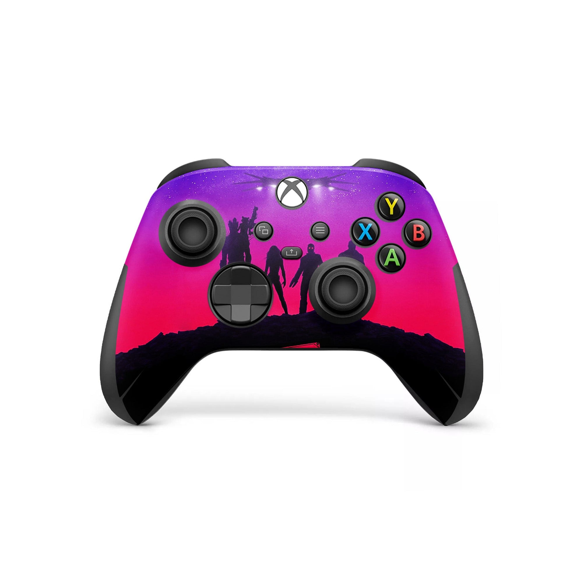 A video game skin featuring a Space Guardian Misfits 6 design for the Xbox Series Wireless Controller.