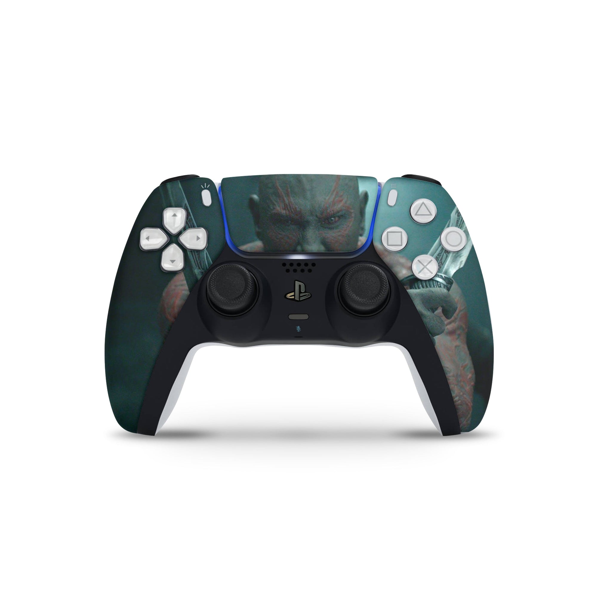 A video game skin featuring a Destroyer Warrior 1 design for the PS5 Controller.