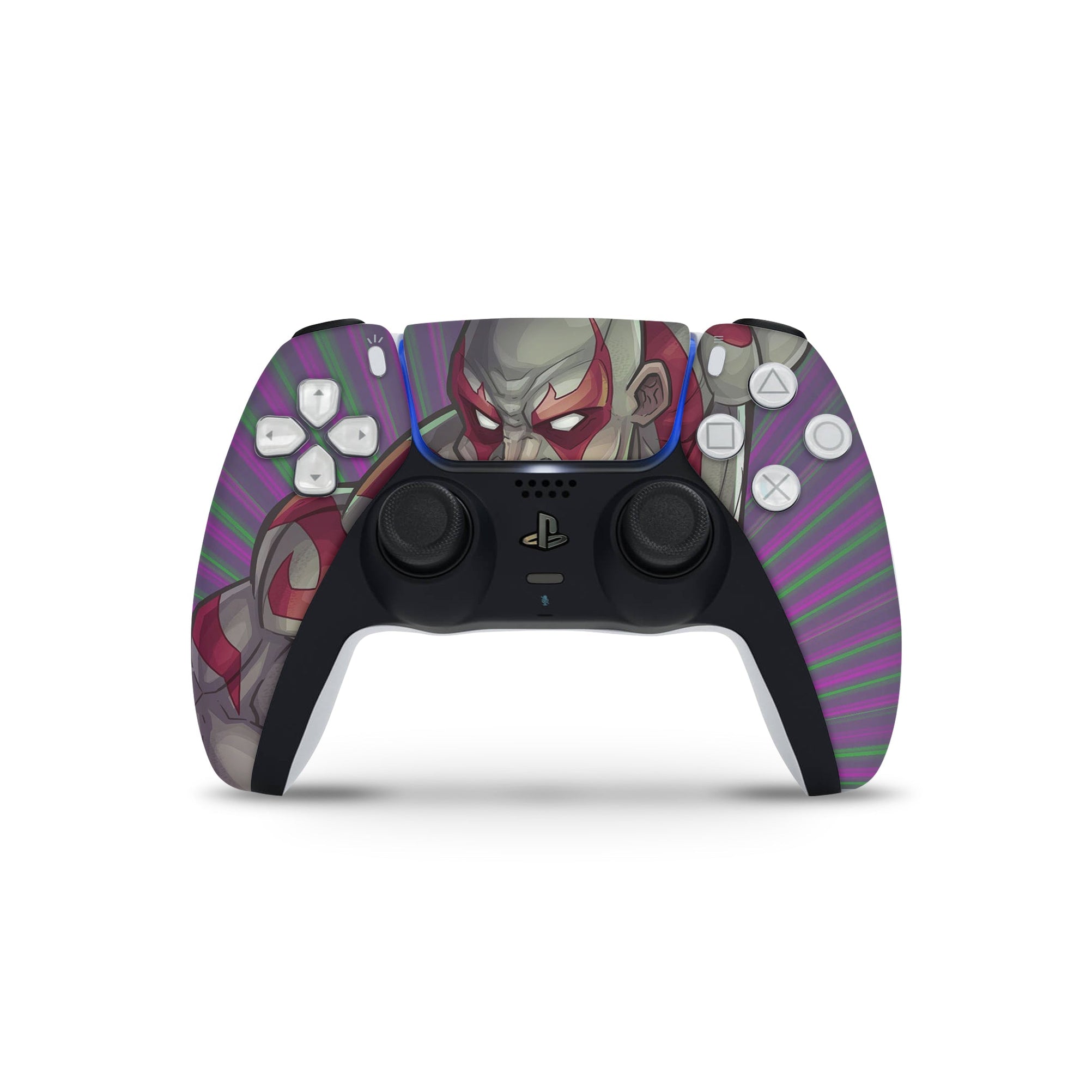 A video game skin featuring a Destroyer Warrior 2 design for the PS5 Controller.