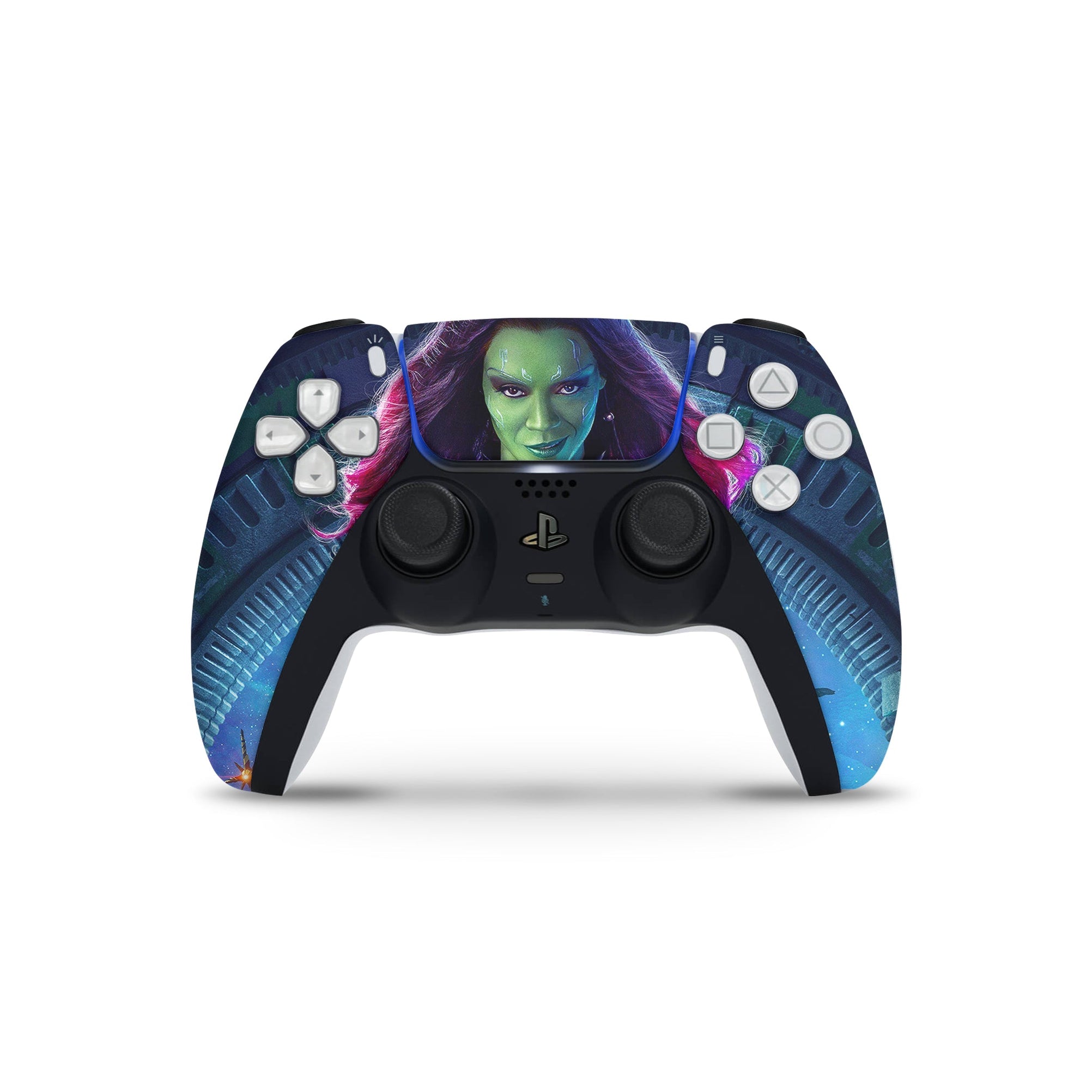 A video game skin featuring a Galaxy Assassin 1 design for the PS5 Controller.