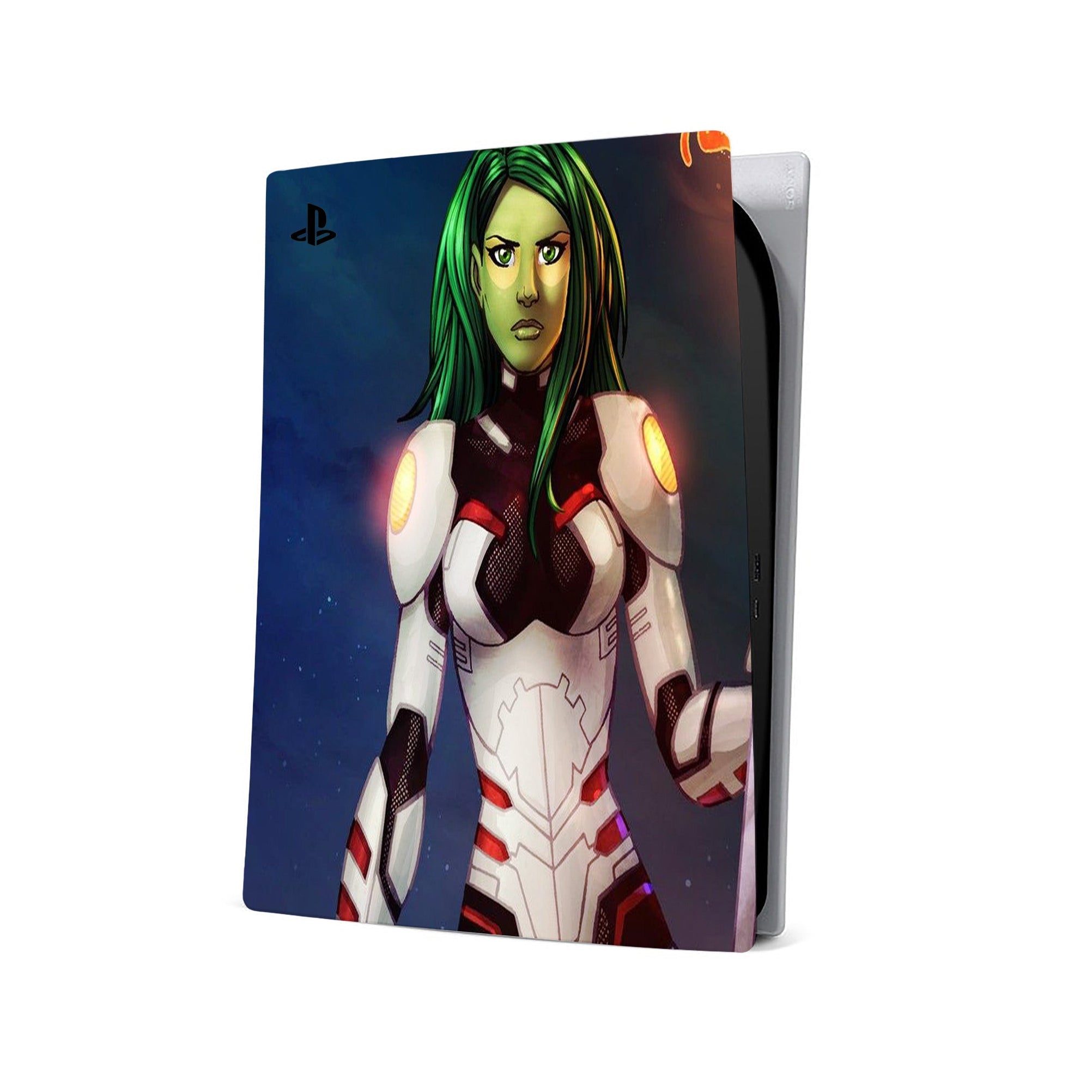 A video game skin featuring a Galaxy Assassin 2 design for the PS5.