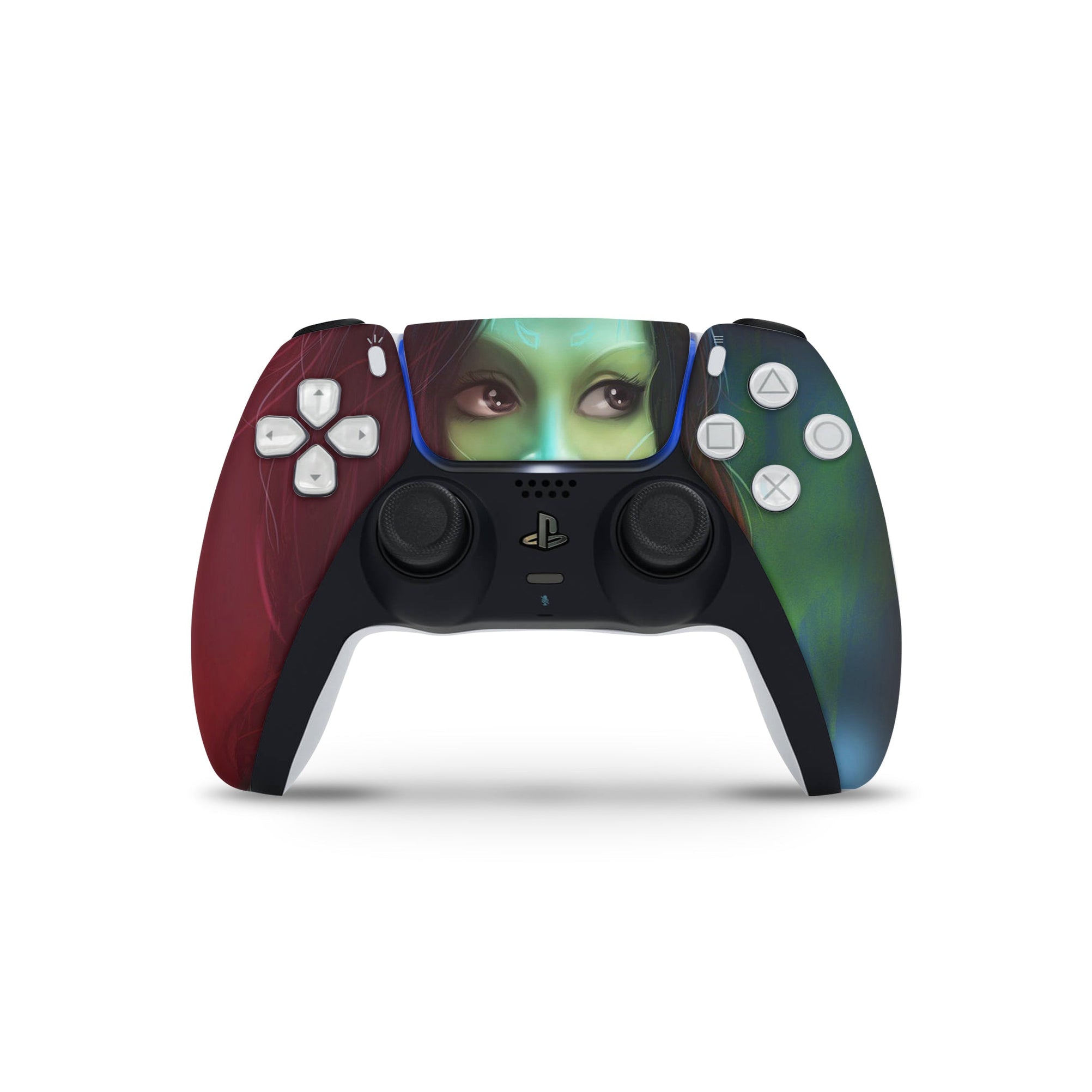 A video game skin featuring a Galaxy Assassin 4 design for the PS5 Controller.