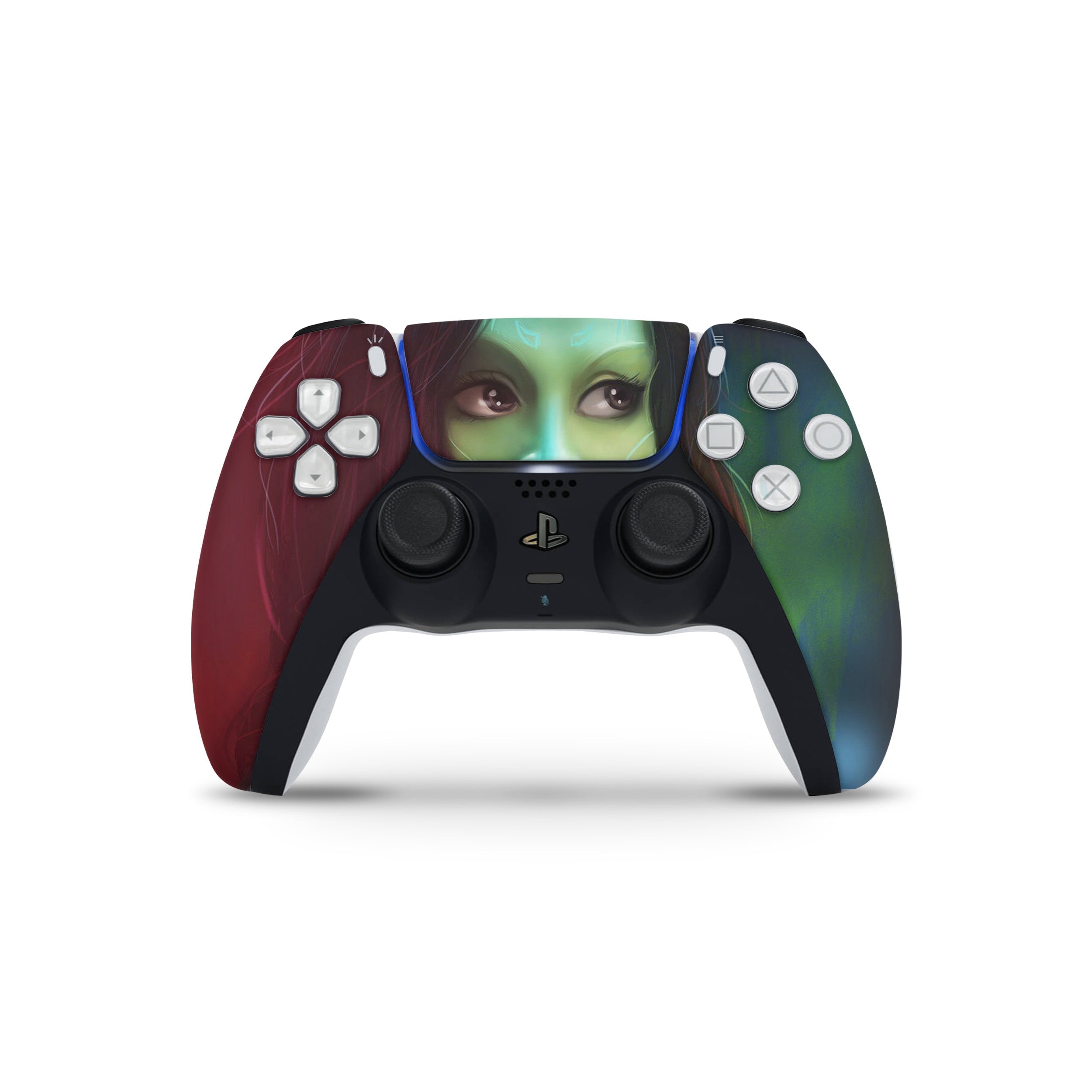 A video game skin featuring a Galaxy Assassin 4 design for the PS5 Controller.