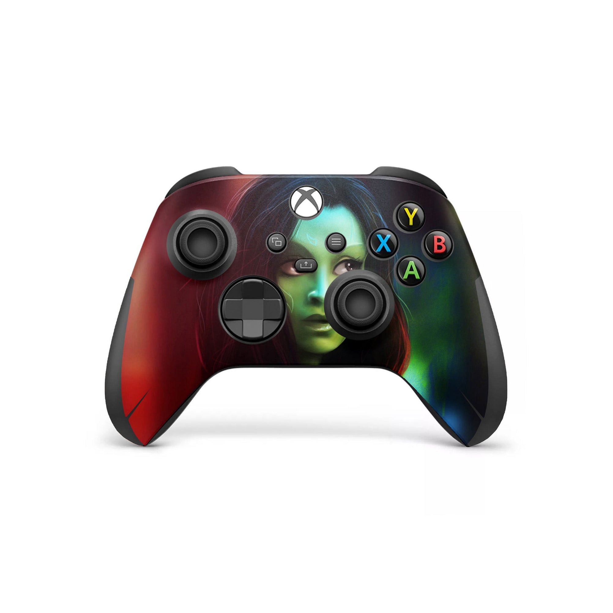 A video game skin featuring a Galaxy Assassin 4 design for the Xbox Series Wireless Controller.