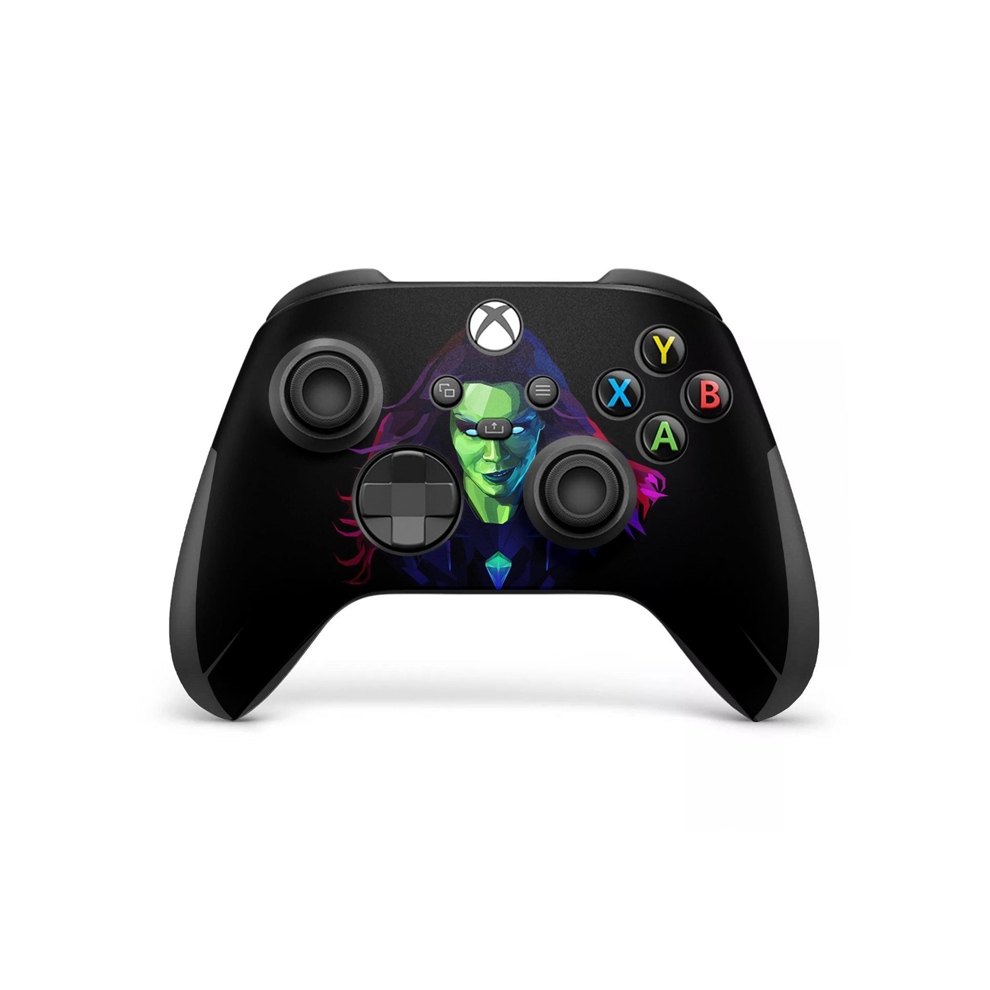 A video game skin featuring a Galaxy Assassin 5 design for the Xbox Series Wireless Controller.