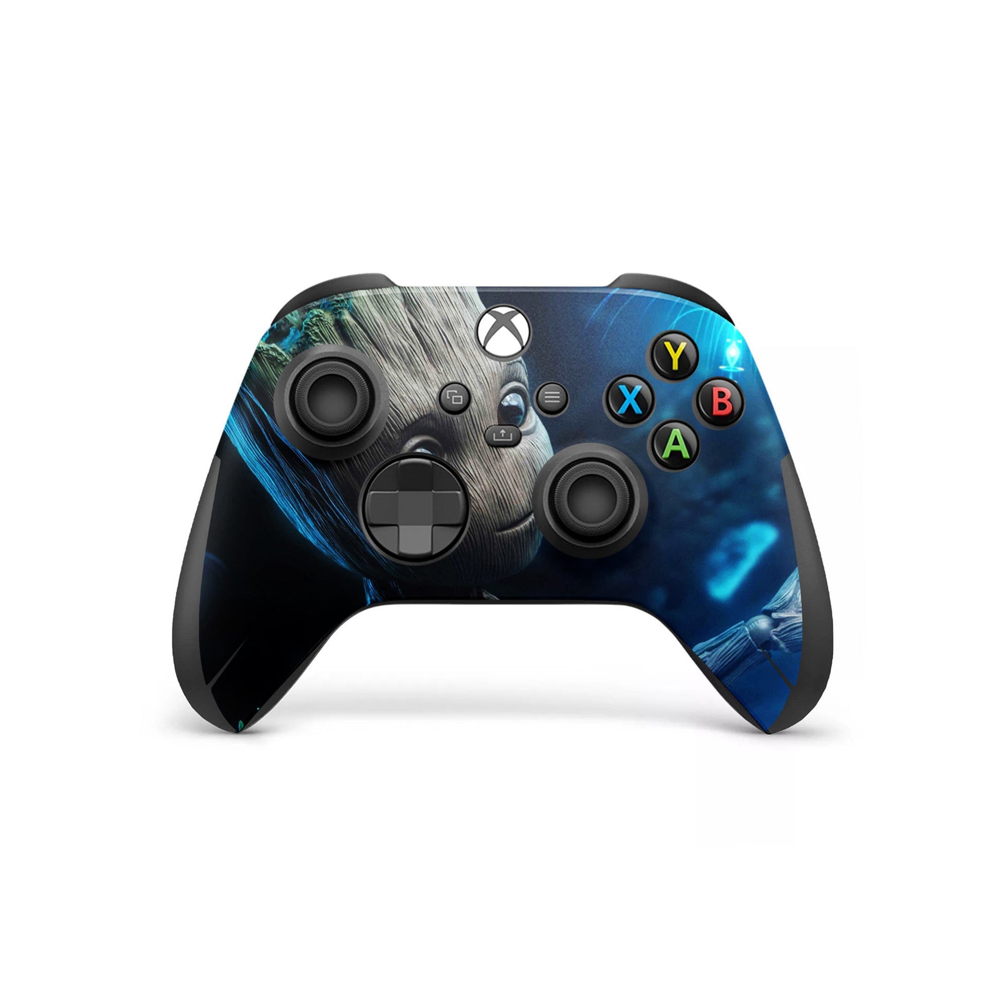 A video game skin featuring a Floral Colossus 1 design for the Xbox Series Wireless Controller.