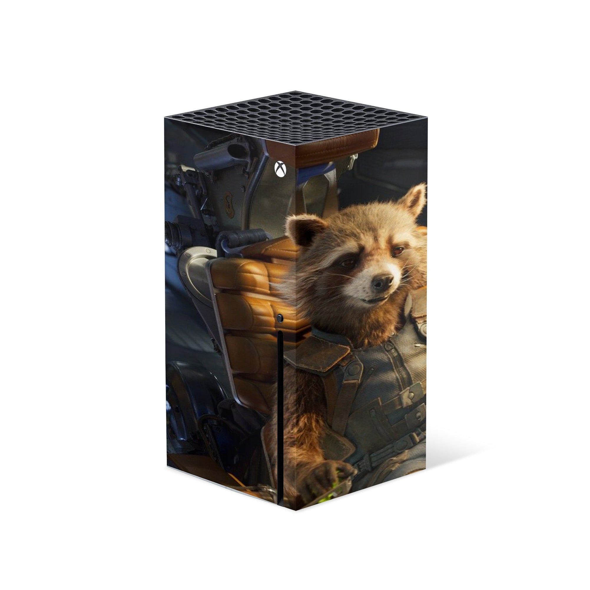 A video game skin featuring a Astro Bandit 2 design for the Xbox Series X.