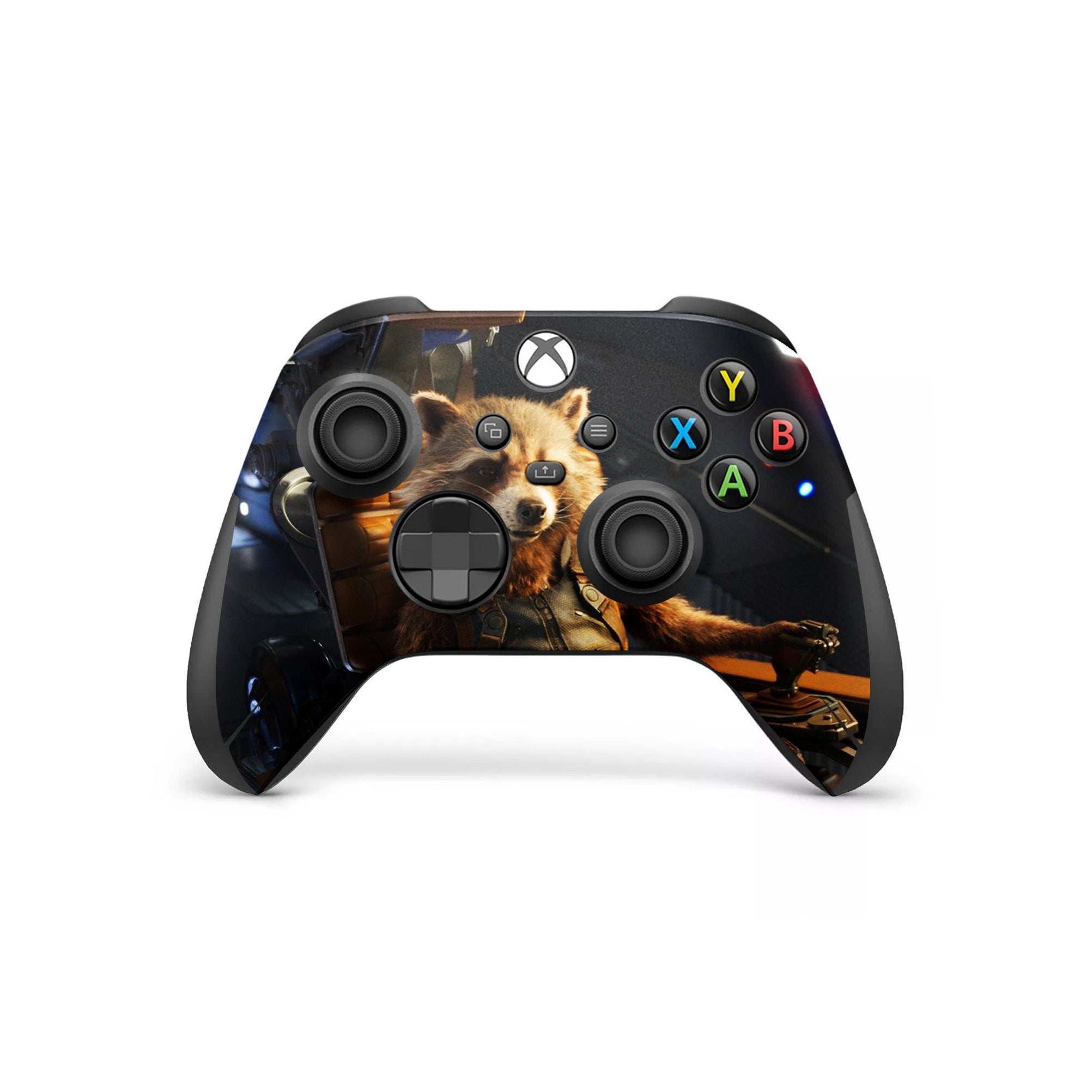 A video game skin featuring a Astro Bandit 2 design for the Xbox Series X Controller.