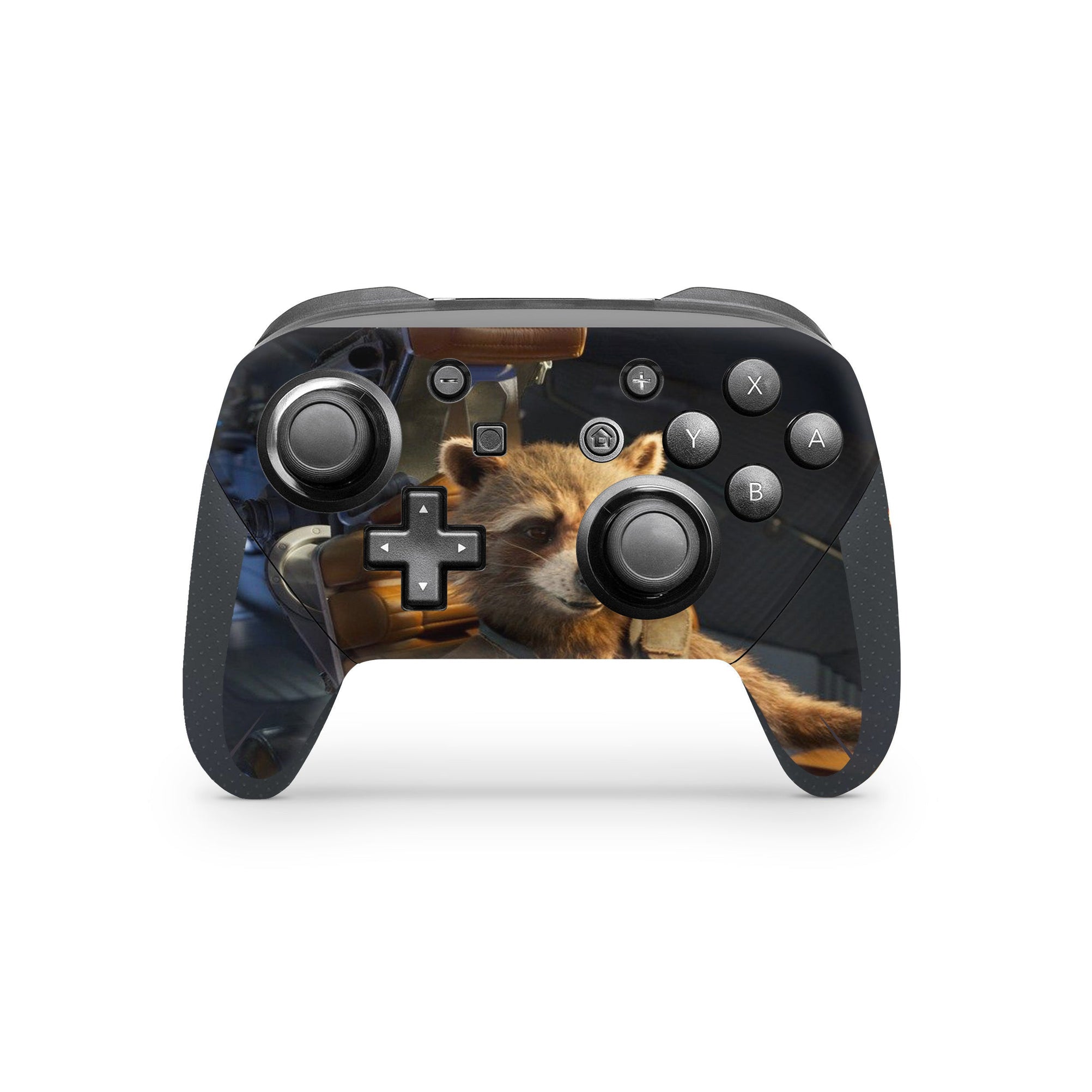 A video game skin featuring a Astro Bandit 2 design for the Nintendo Switch Pro Controller.