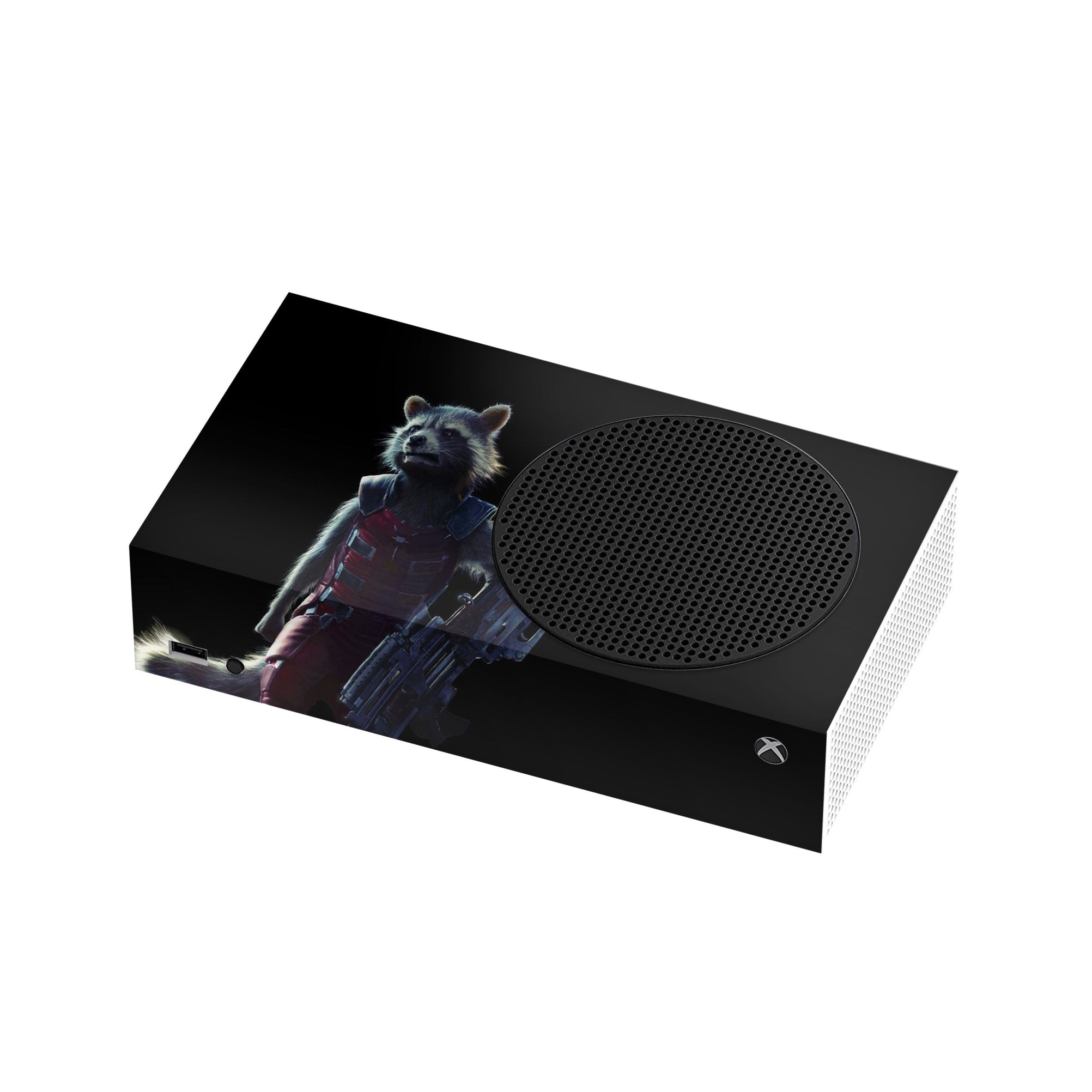 A video game skin featuring a Astro Bandit 3 design for the Xbox Series S.