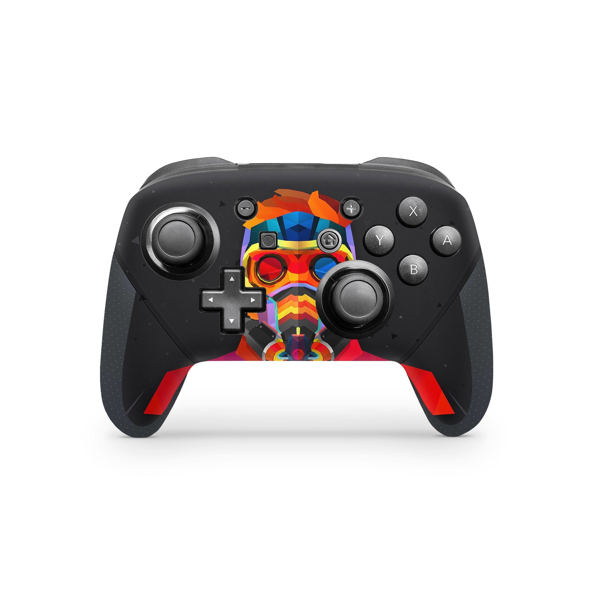 A video game skin featuring a Legendary Outlaw 1 design for the Nintendo Switch Pro Controller.