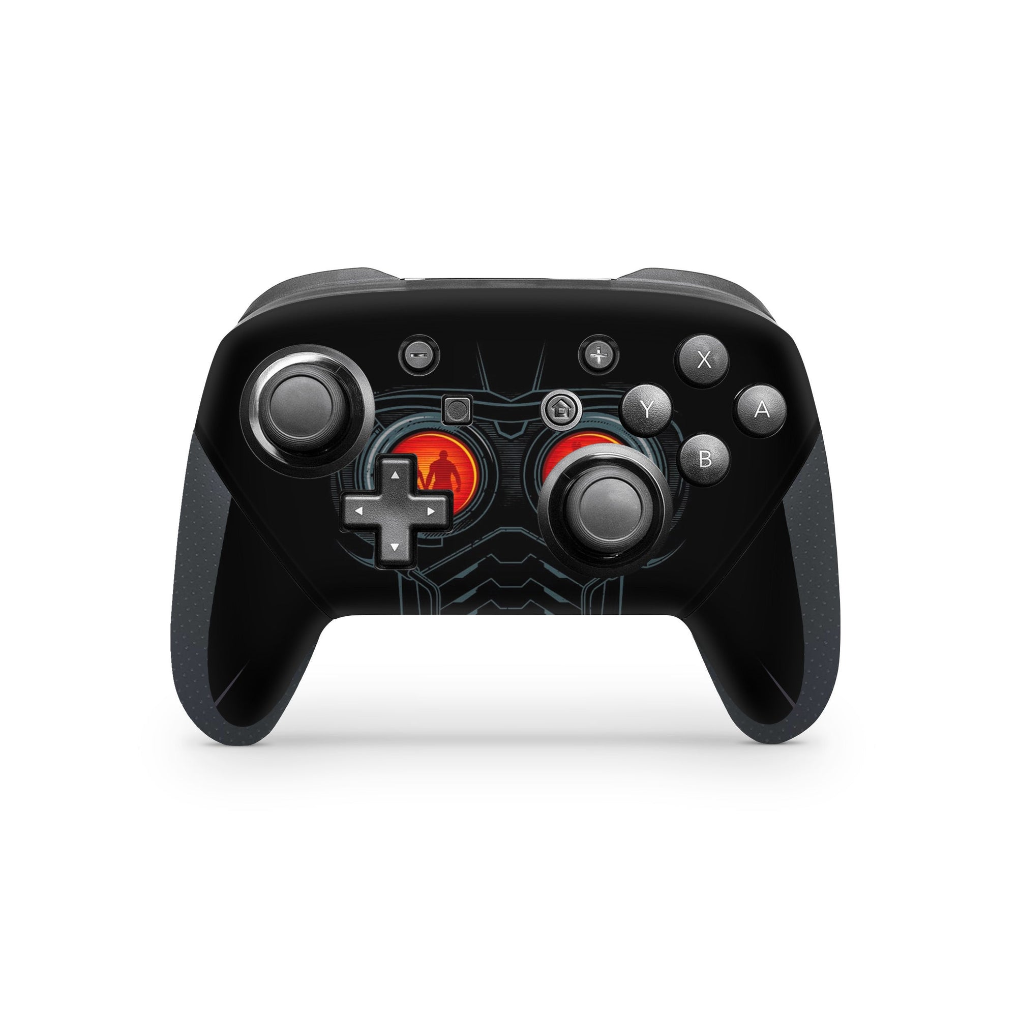 A video game skin featuring a Legendary Outlaw 2 design for the Nintendo Switch Pro Controller.